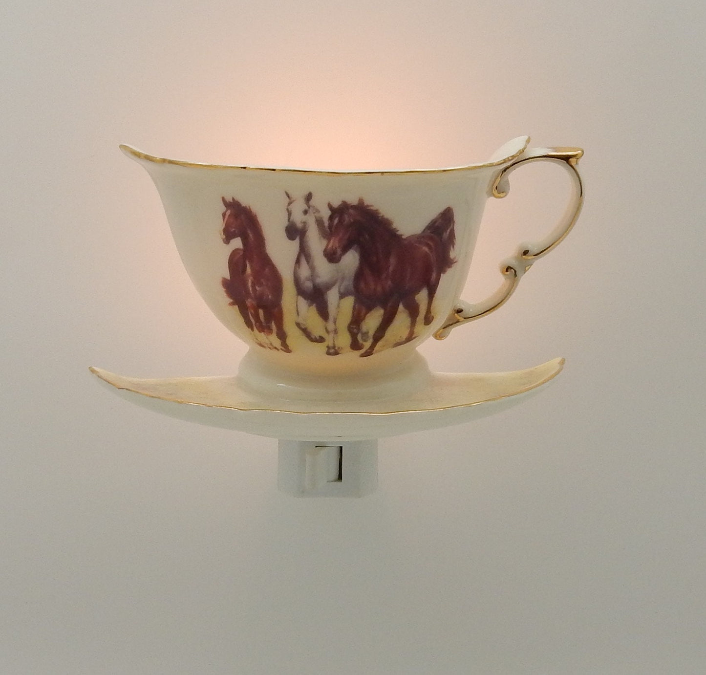 Horses Nightlight- Teapot or Teacup!