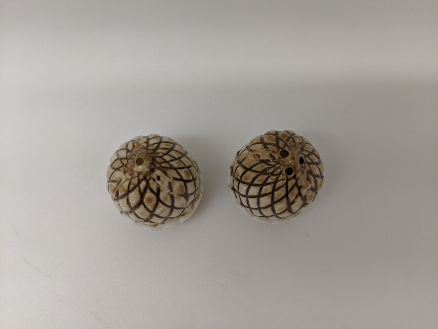 Porcelain Squirrel Salt and Pepper Shakers