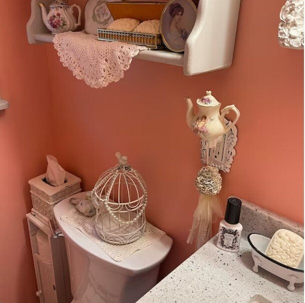 Porcelain Angel Teapot Night Light