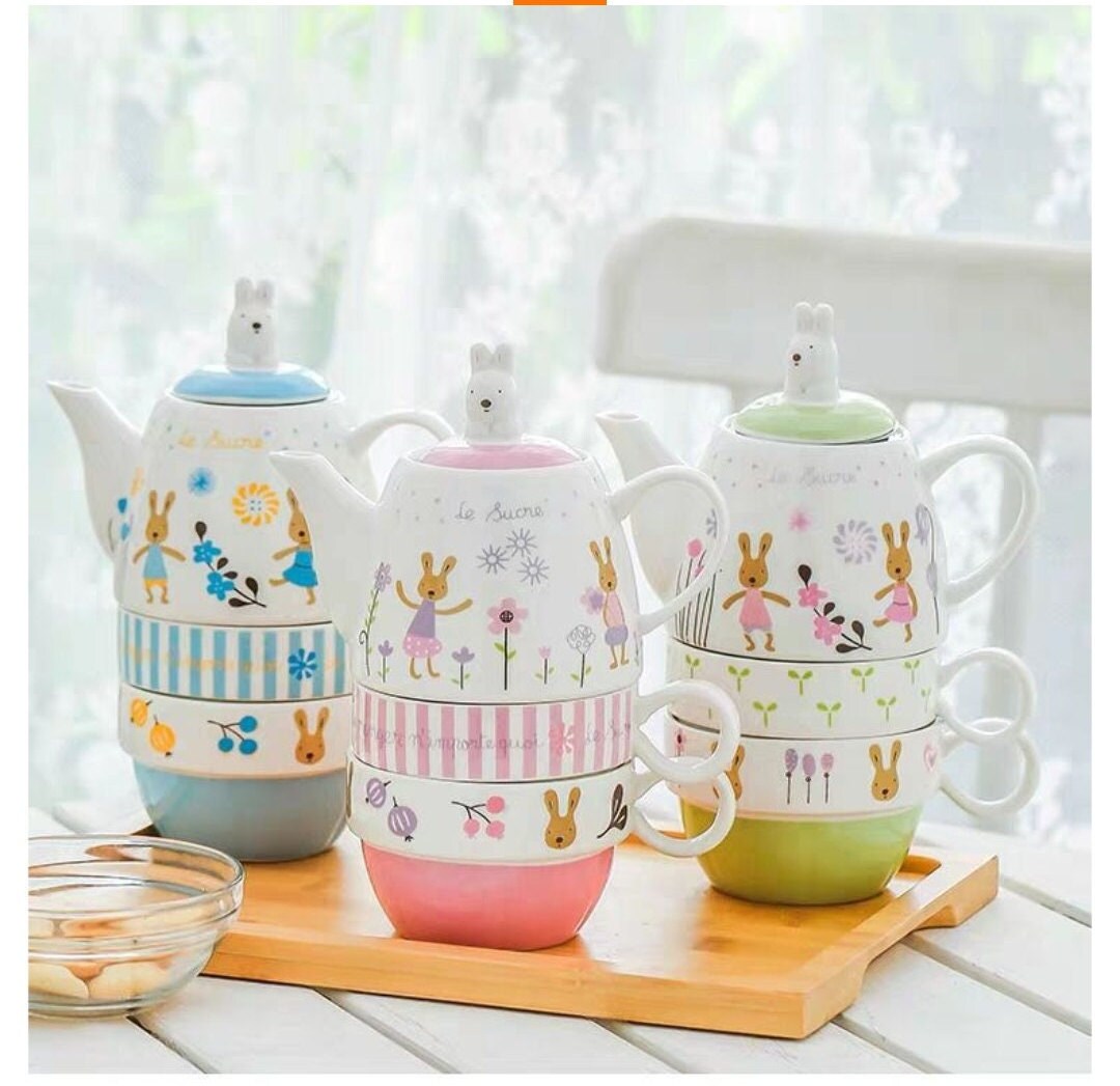 Ceramic Three In One Tea Set
