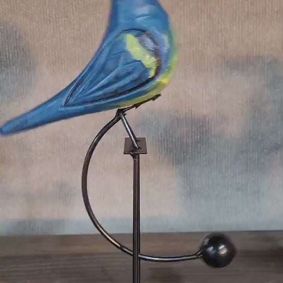 Blue Jay Wooden Tin Balance Toy