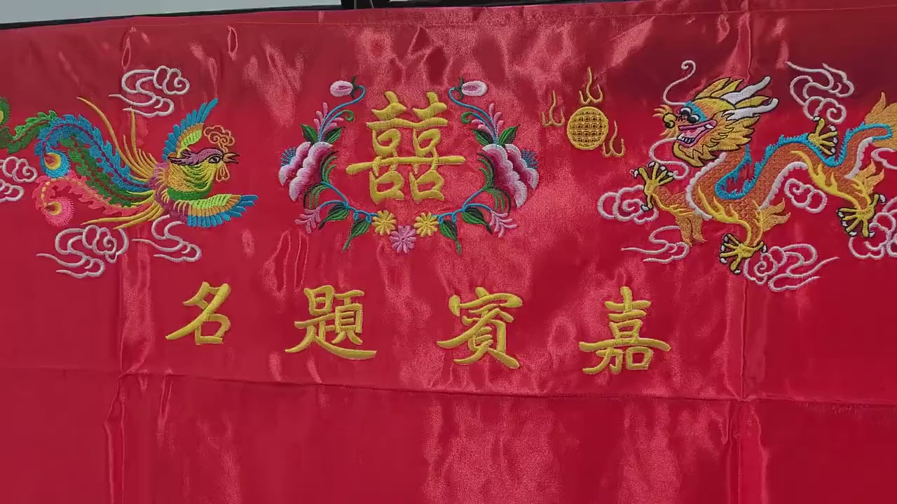 Chinese wedding signing cloth sales