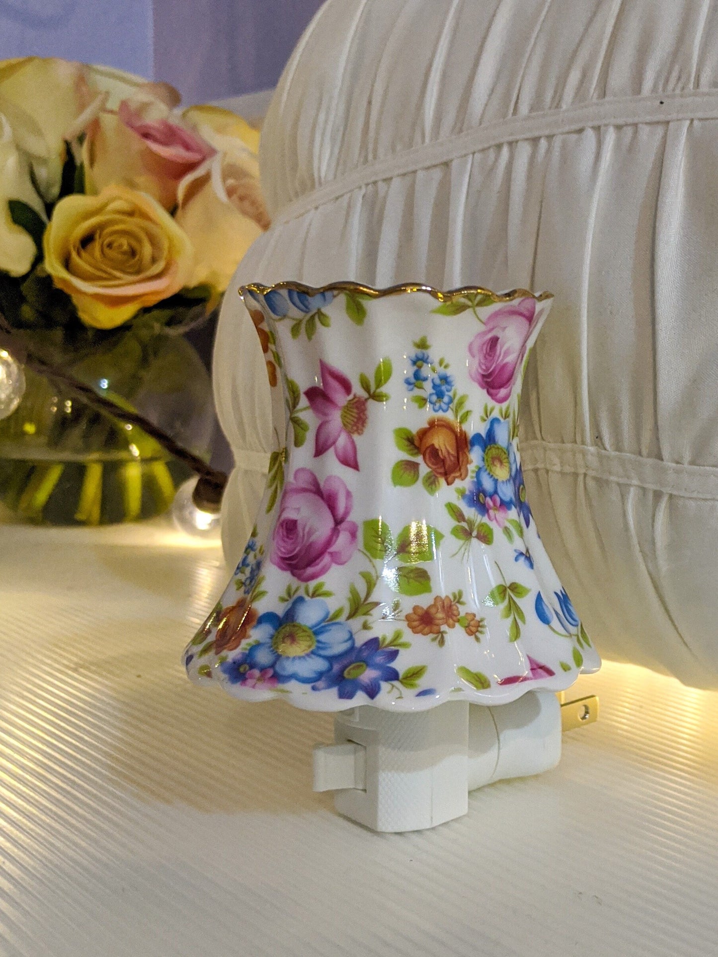 Floral Nightlight and Oil Burner