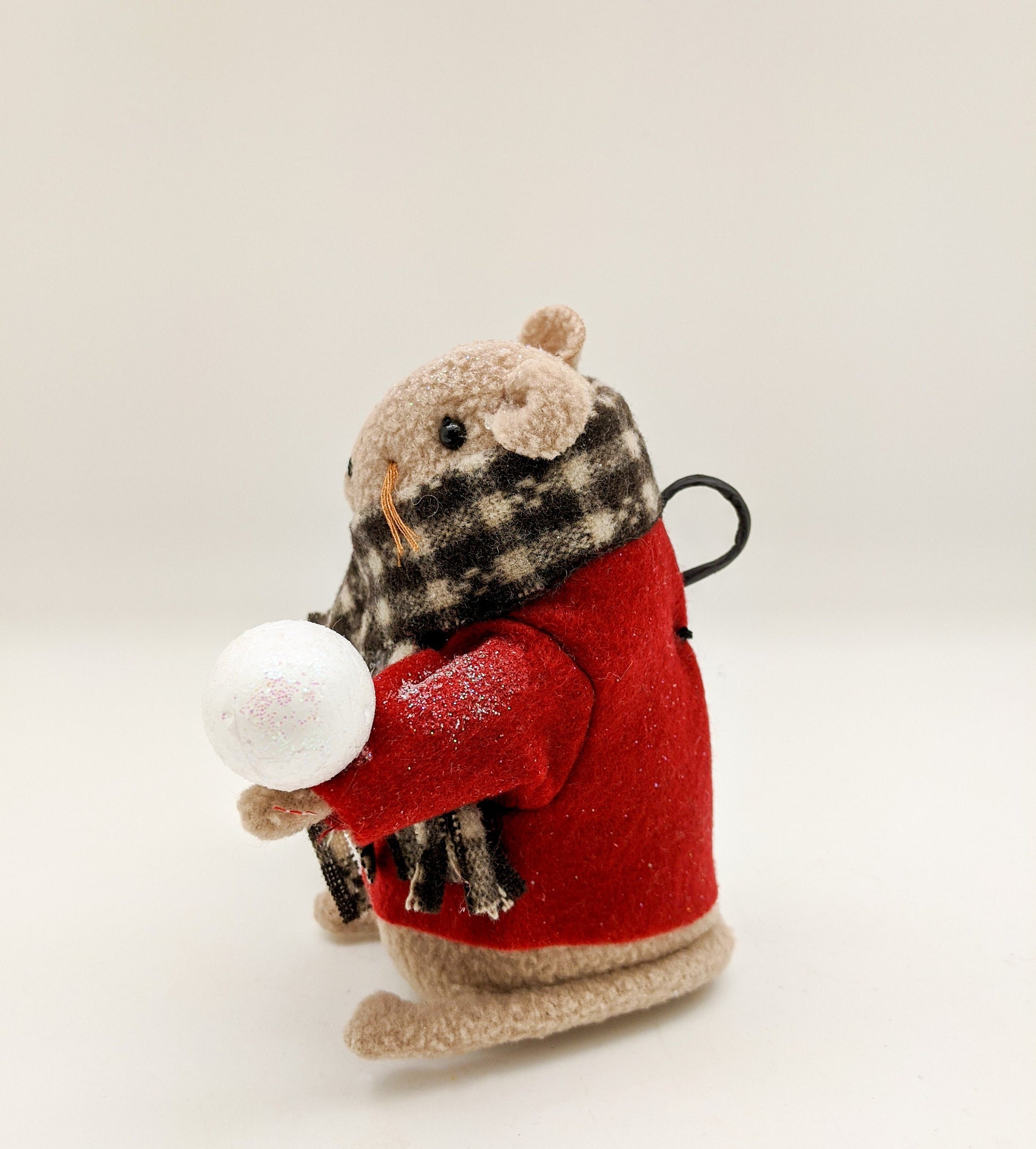 Winter Mouse with Snowballs