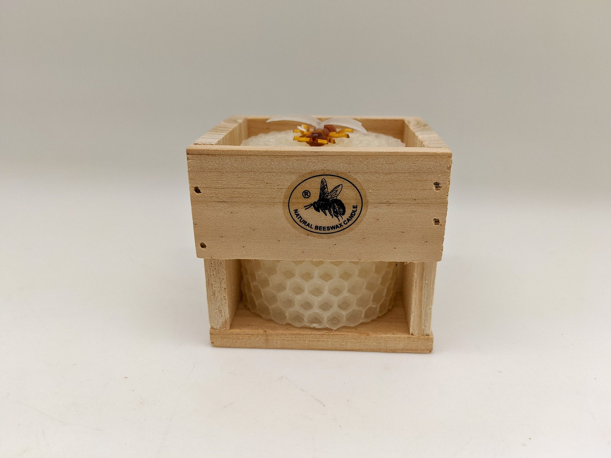 Pure Beeswax Candle (Small Pillar)
