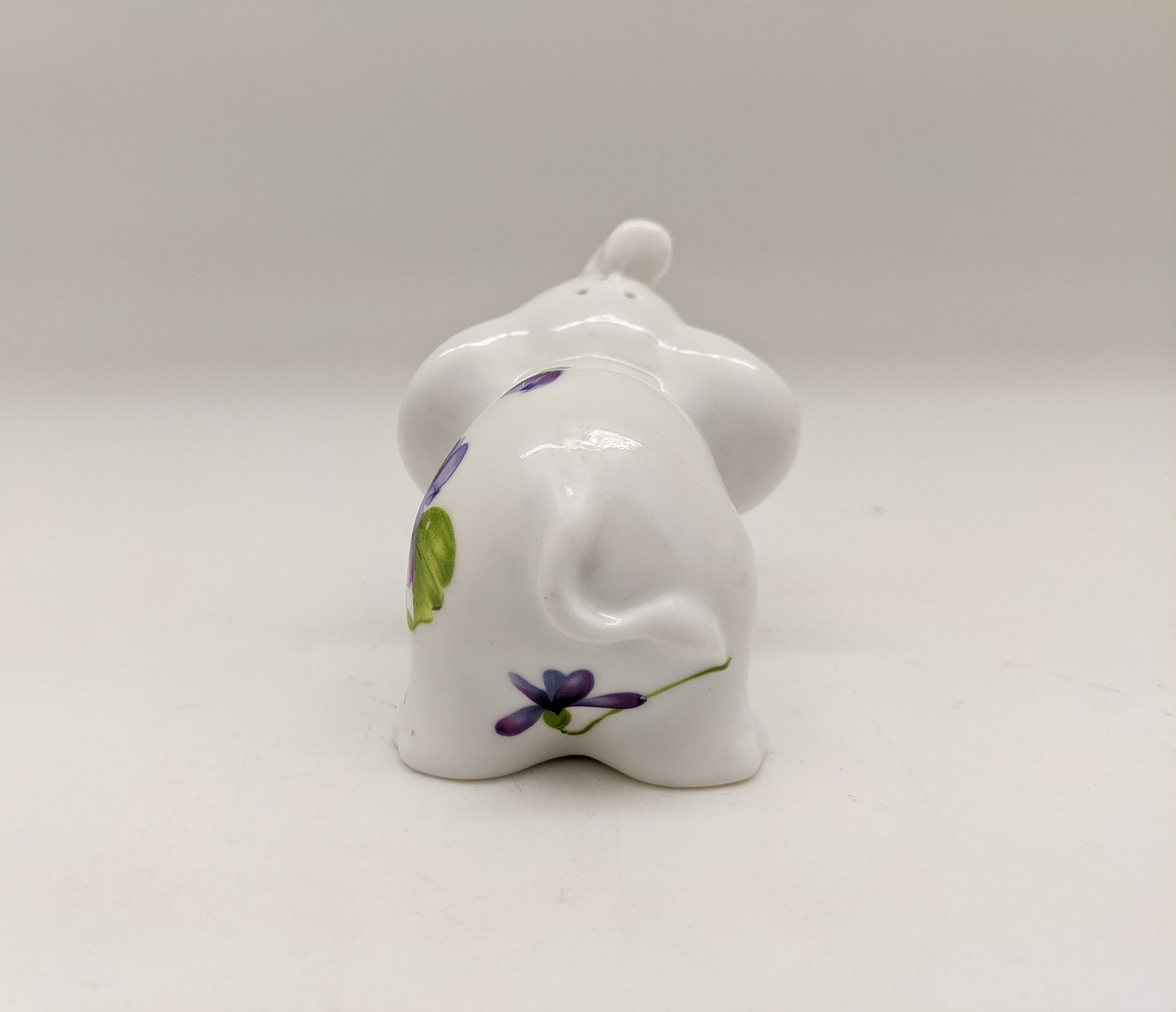 Porcelain Elephant Salt & Pepper Shakers