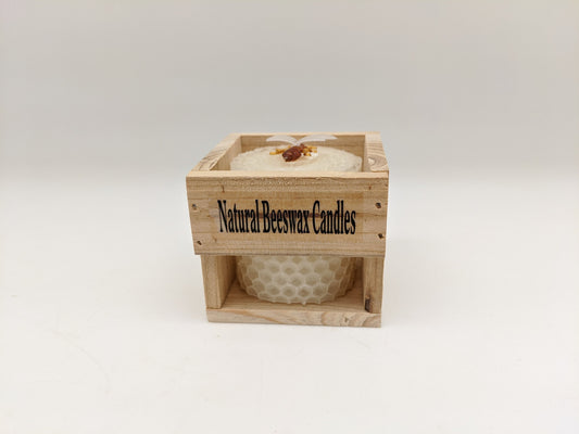 Pure Beeswax Candle (Small Pillar)