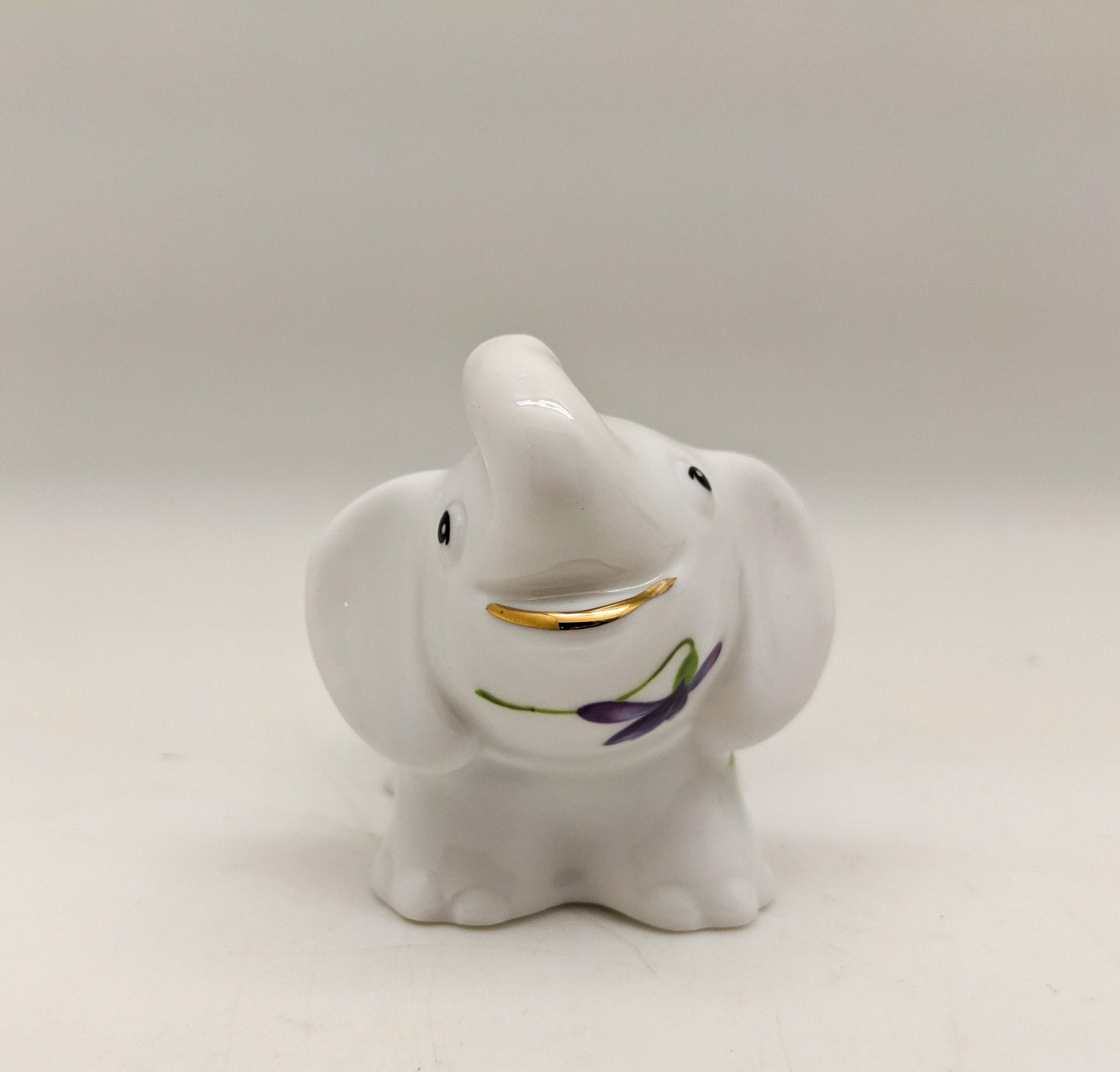 Porcelain Elephant Salt & Pepper Shakers