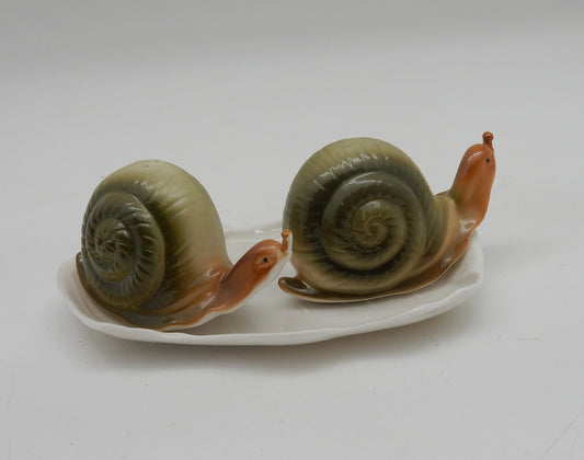Snail Salt and Pepper Shakers