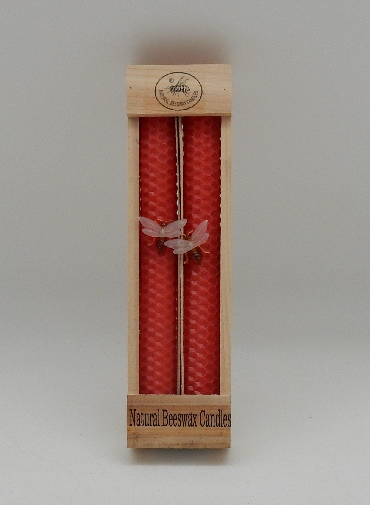 Natural Beeswax Taper Candles