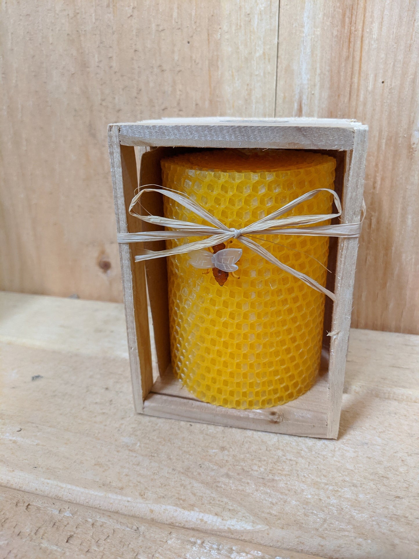Pure Pillar Beeswax Candles (Yellow/White)