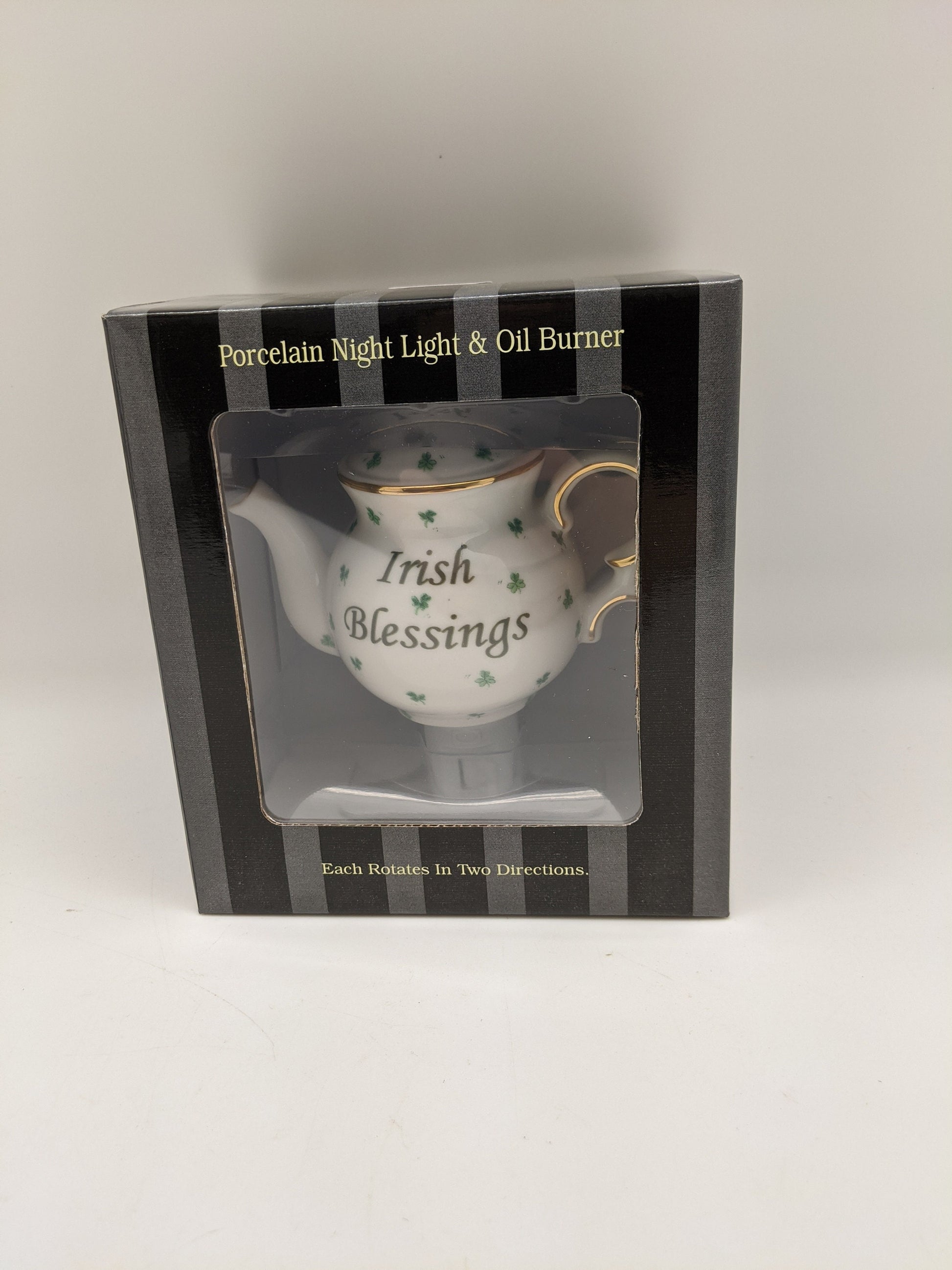 Irish Blessings Nightlight & Oil Burner/St Patrick's Nightlight