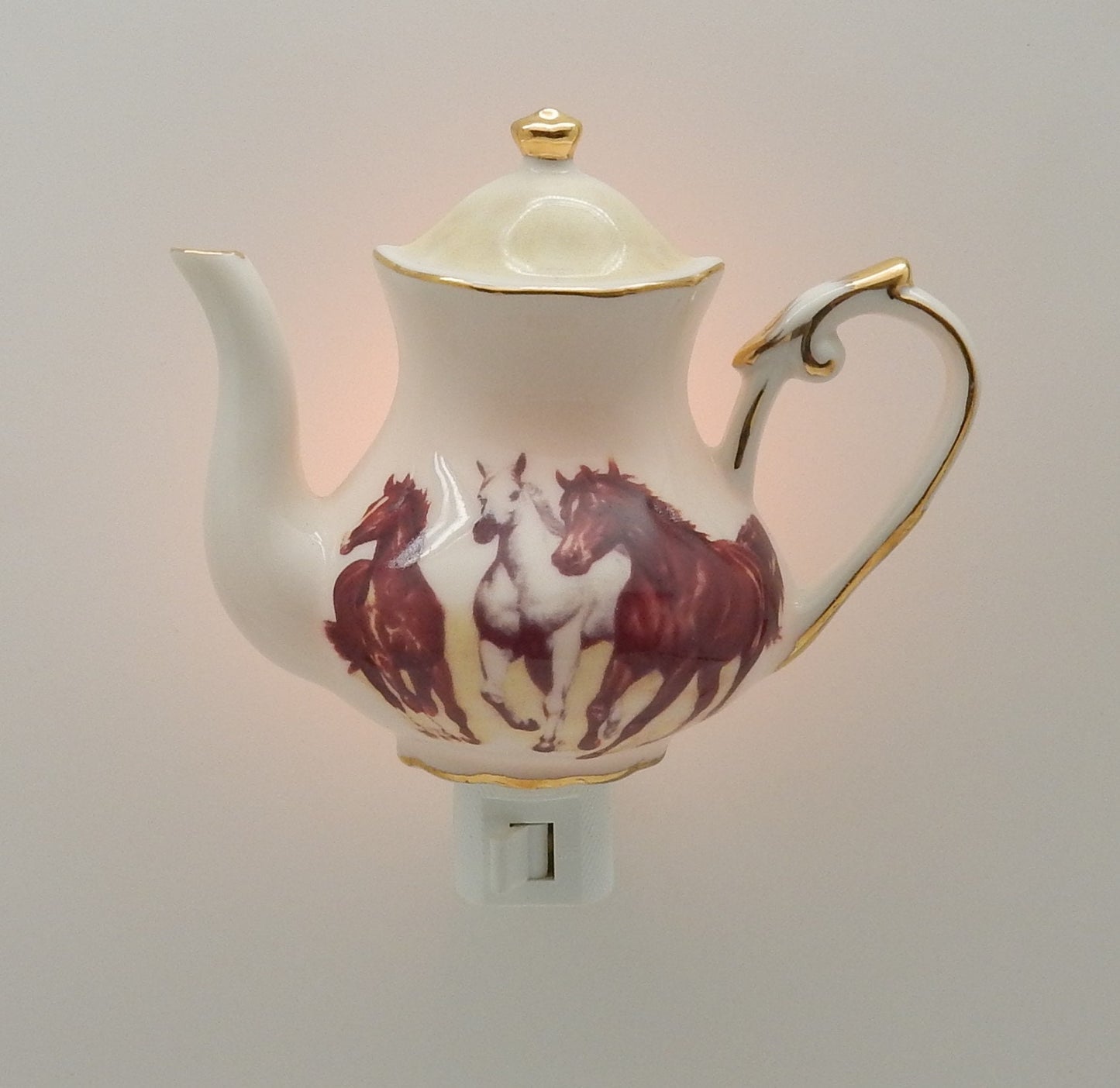 Horses Nightlight- Teapot or Teacup!