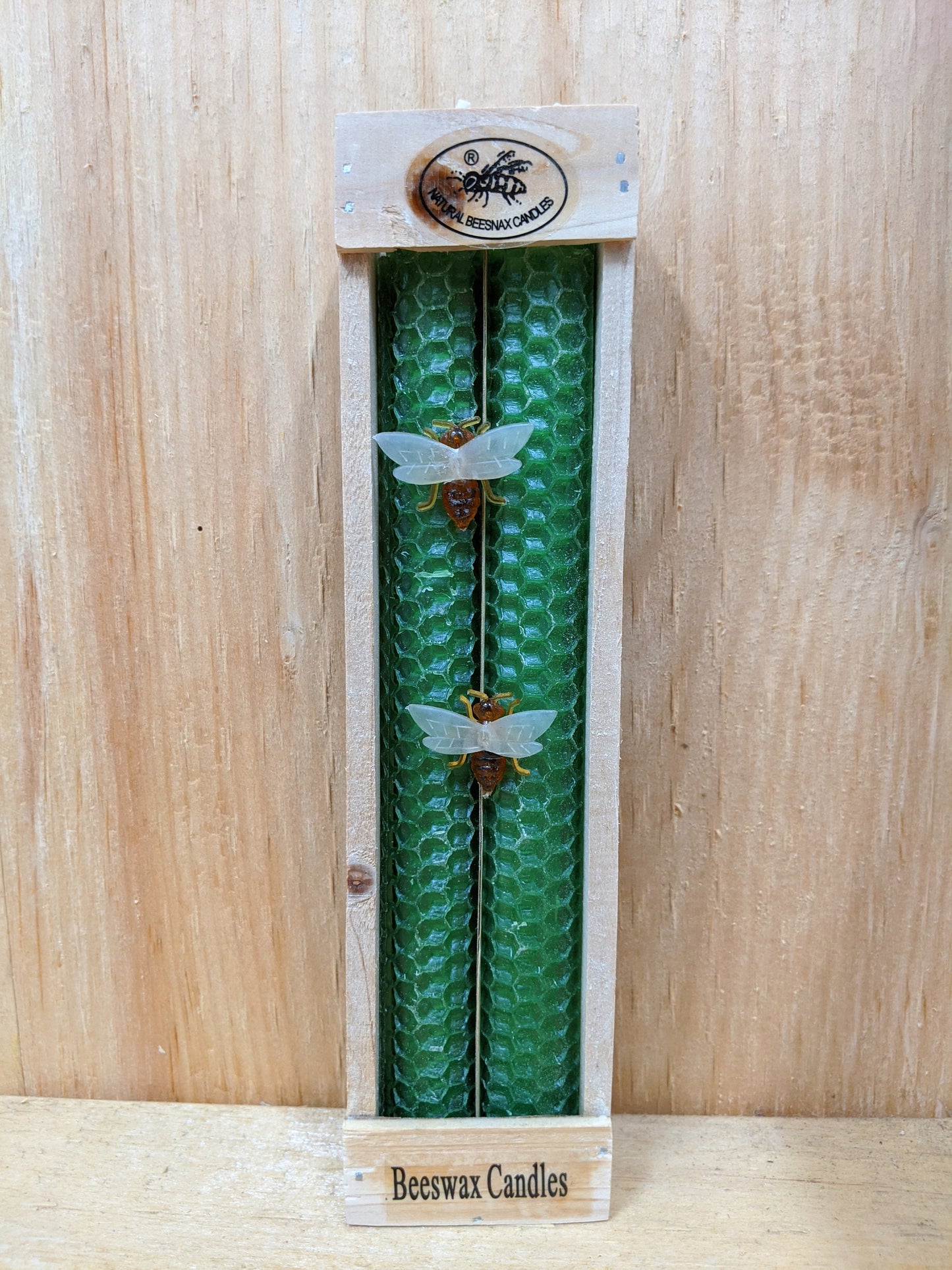 Natural Beeswax Taper Candles
