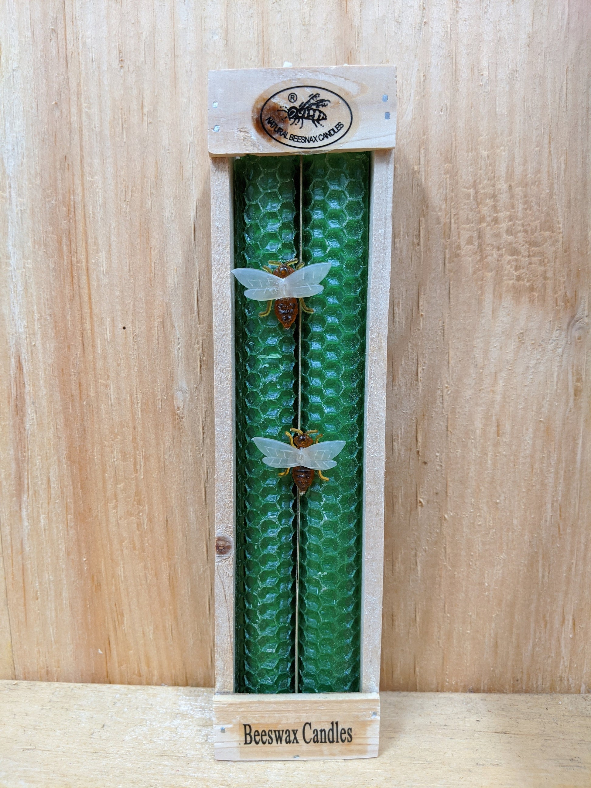 Natural Beeswax Taper Candles