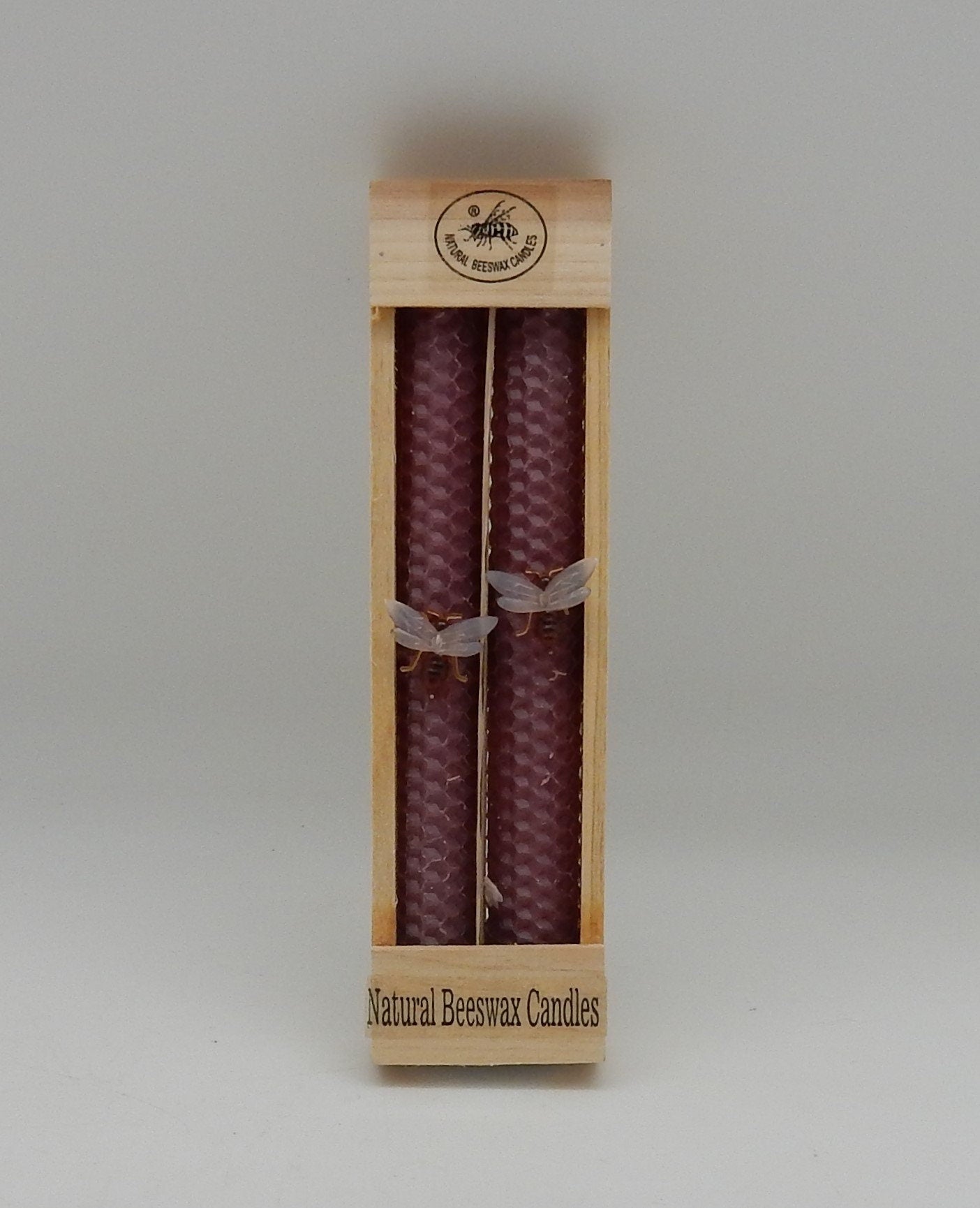 Natural Beeswax Taper Candles
