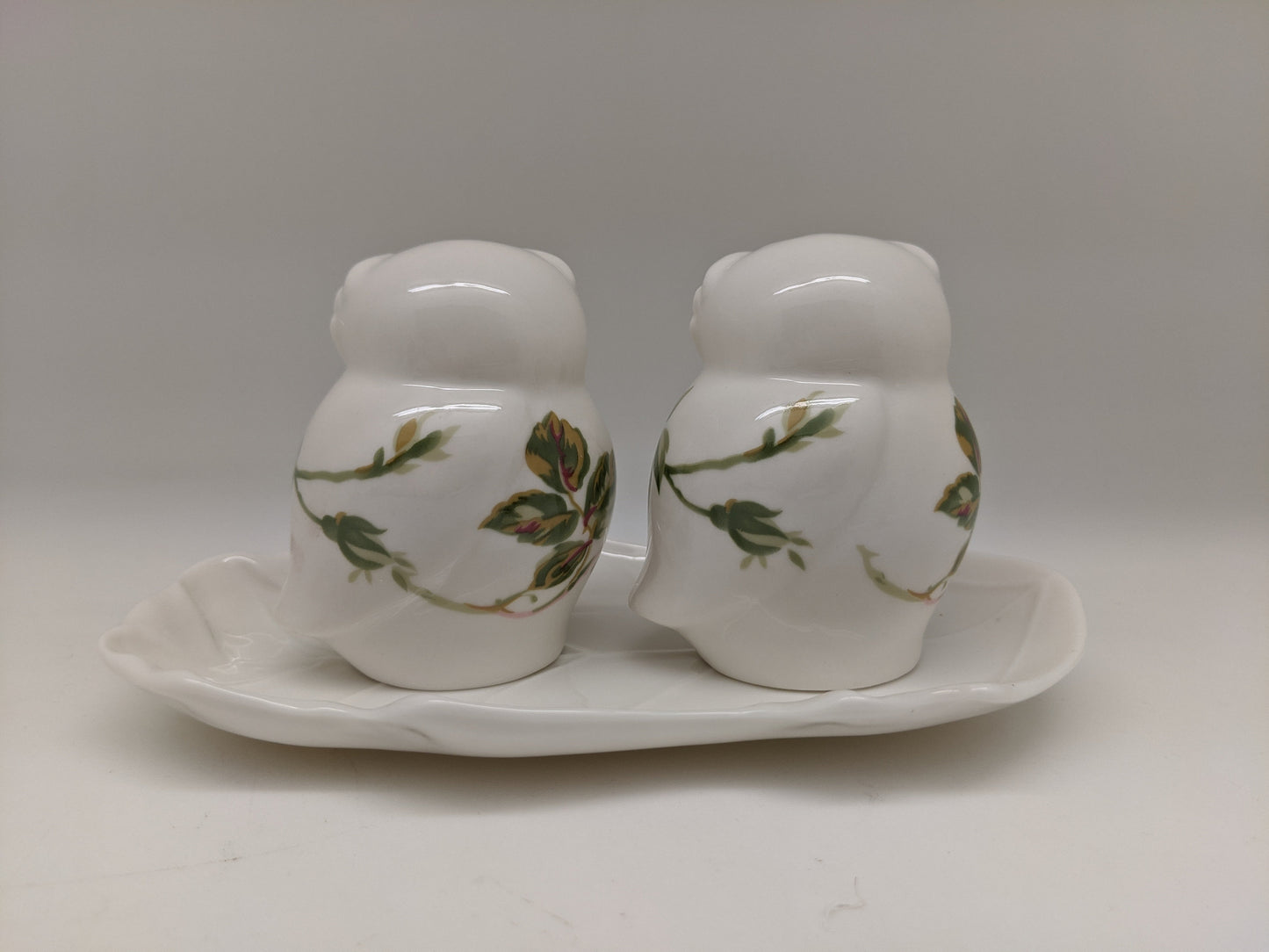 Floral Owls Salt and Pepper Shakers