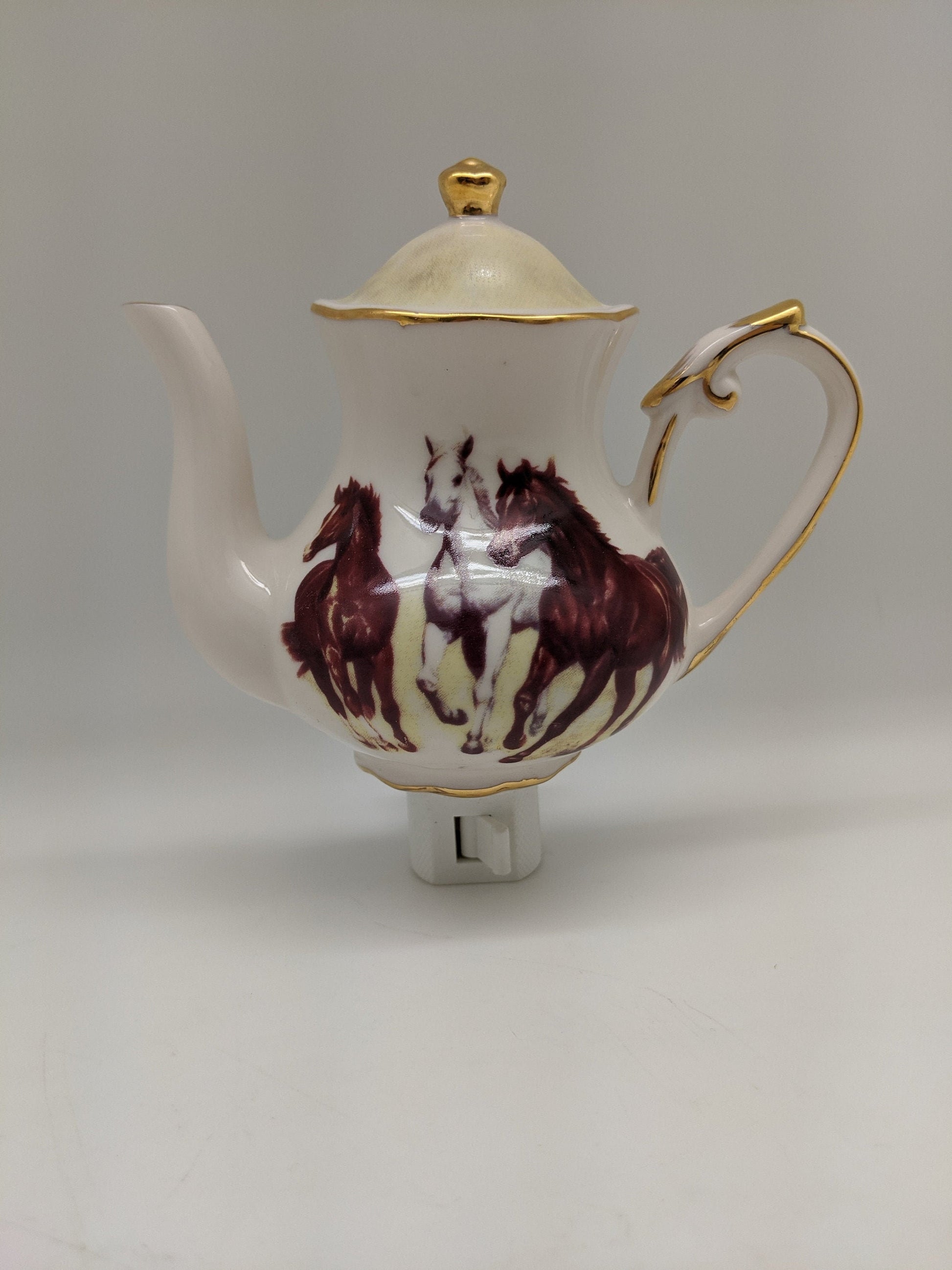 Horses Nightlight- Teapot or Teacup!