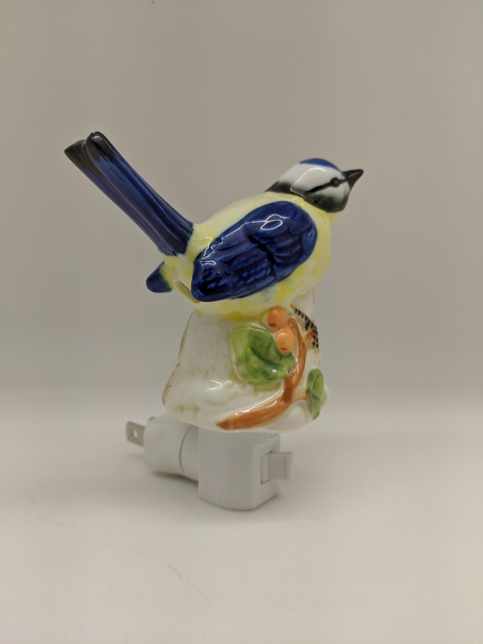 Yellow and Blue Bird Nightlight (Yellow Breasted Blue Tit)