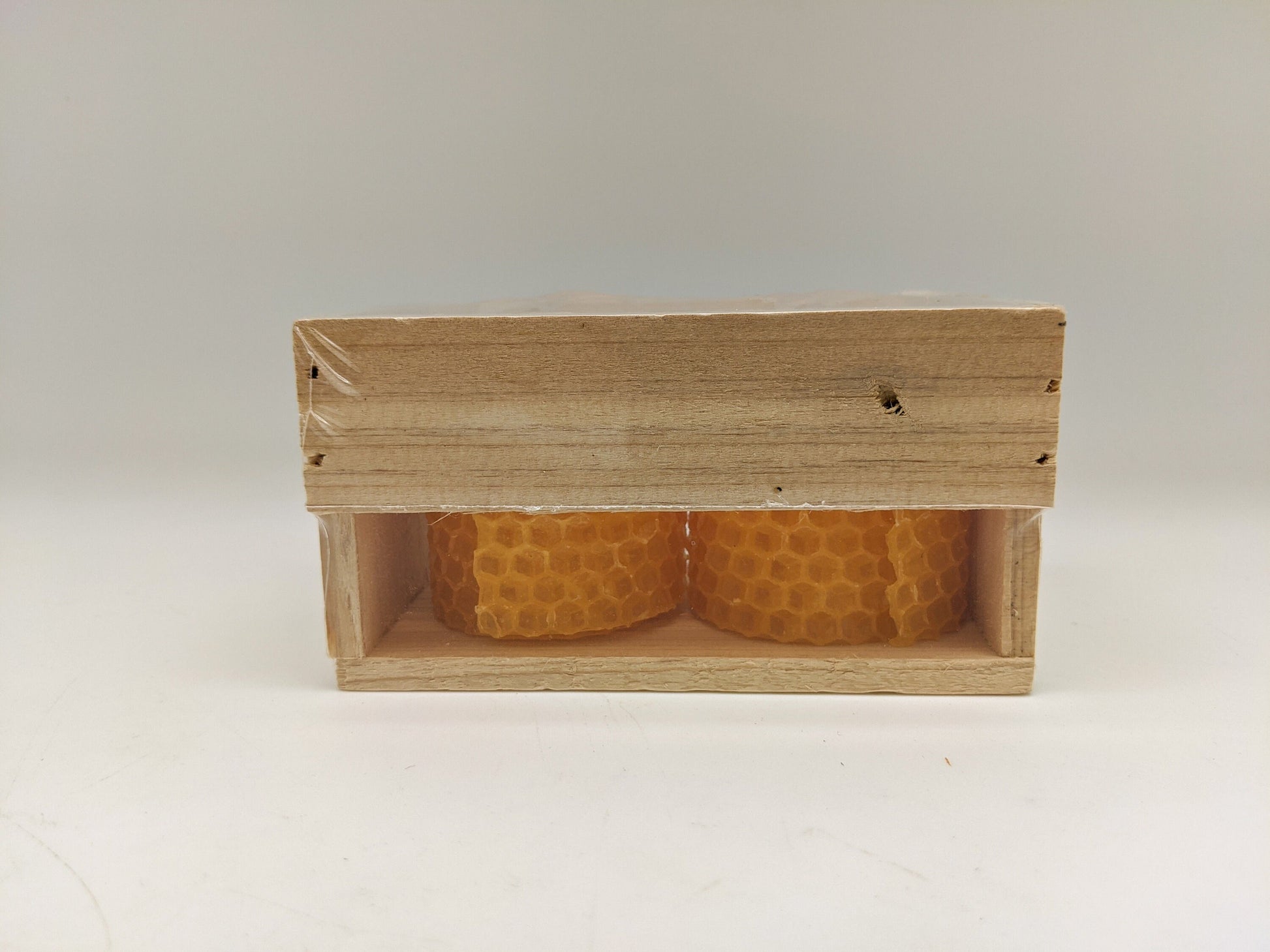 Pure Beeswax Candles (Small 2.5" set of 2) White/Yellow