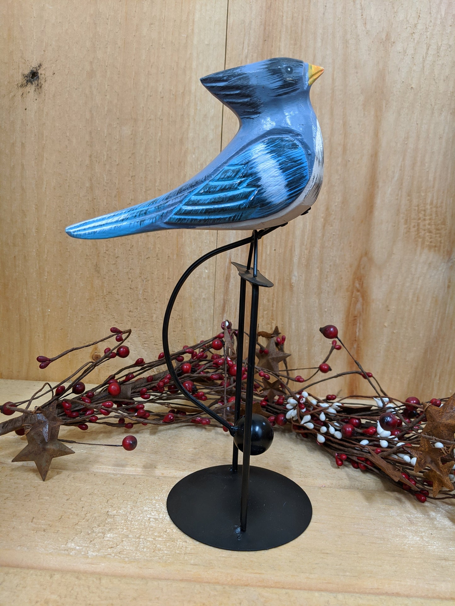 Blue Jay Wooden Tin Balance Toy