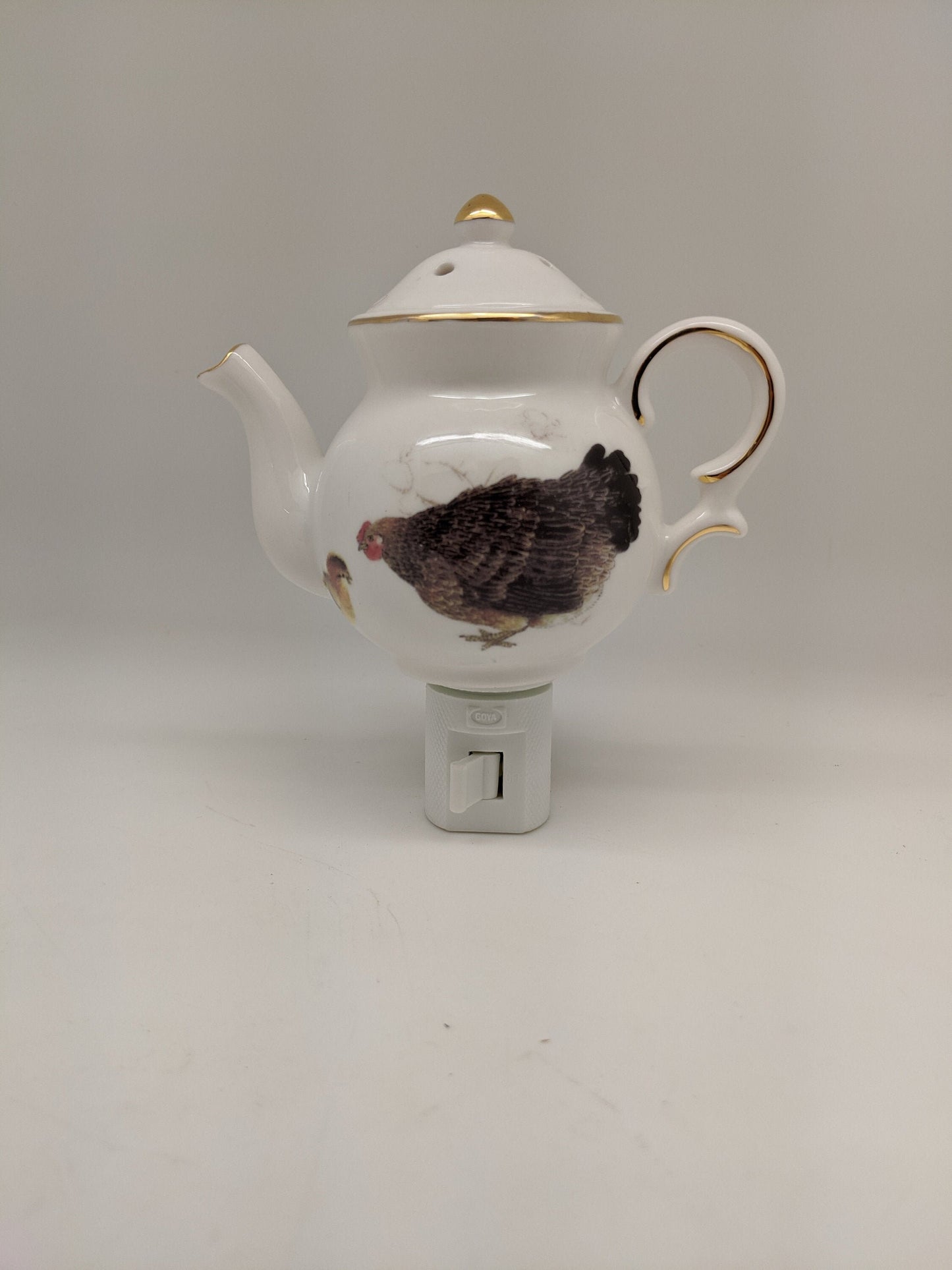 Minimalist Hen Teapot Nightlight
