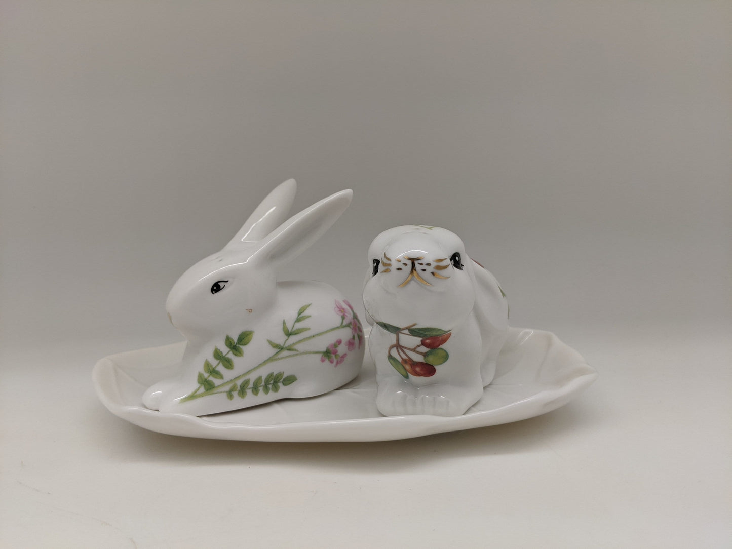 Cute Bunnies Salt and Pepper Shakers