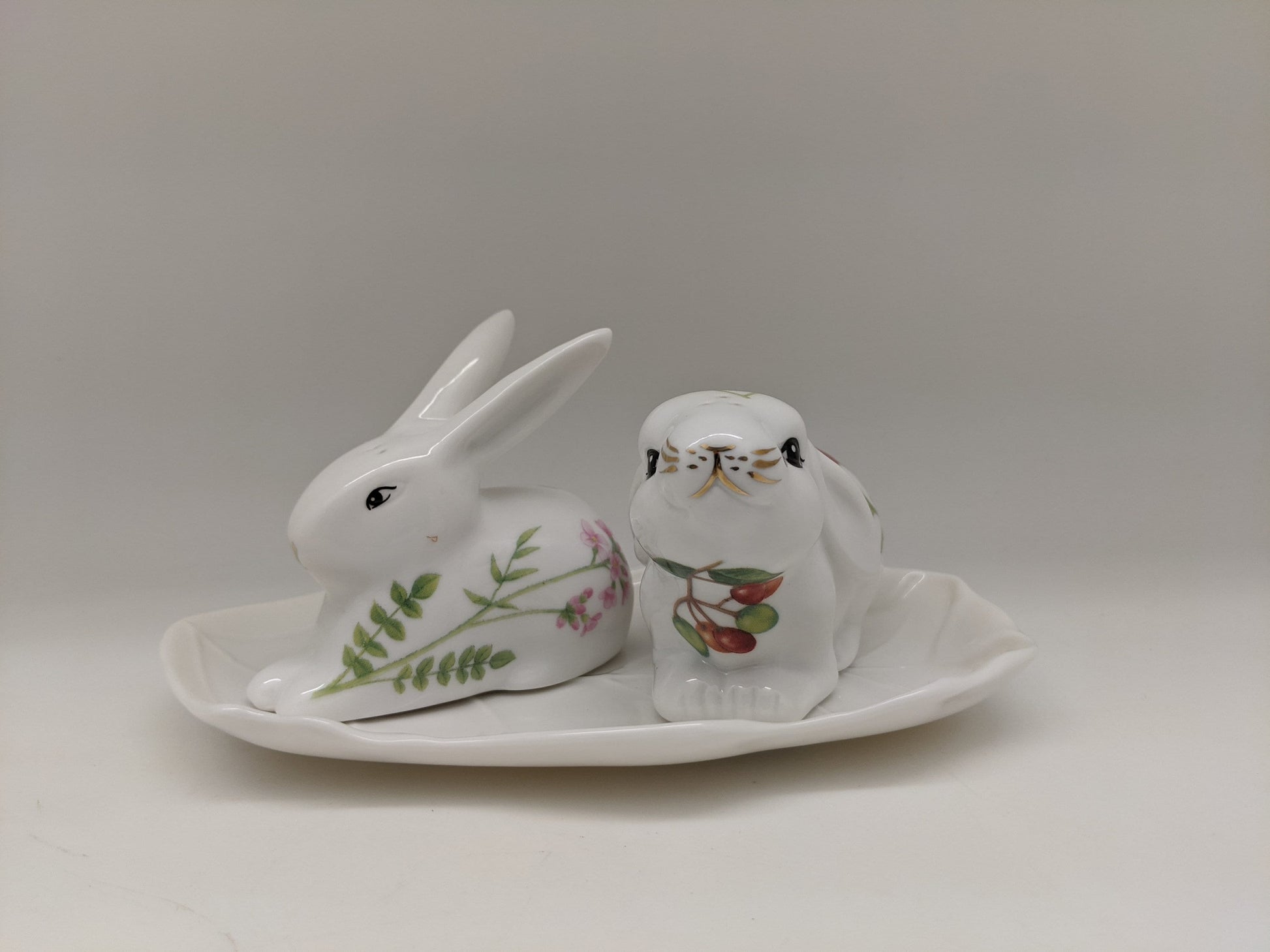 Cute Bunnies Salt and Pepper Shakers