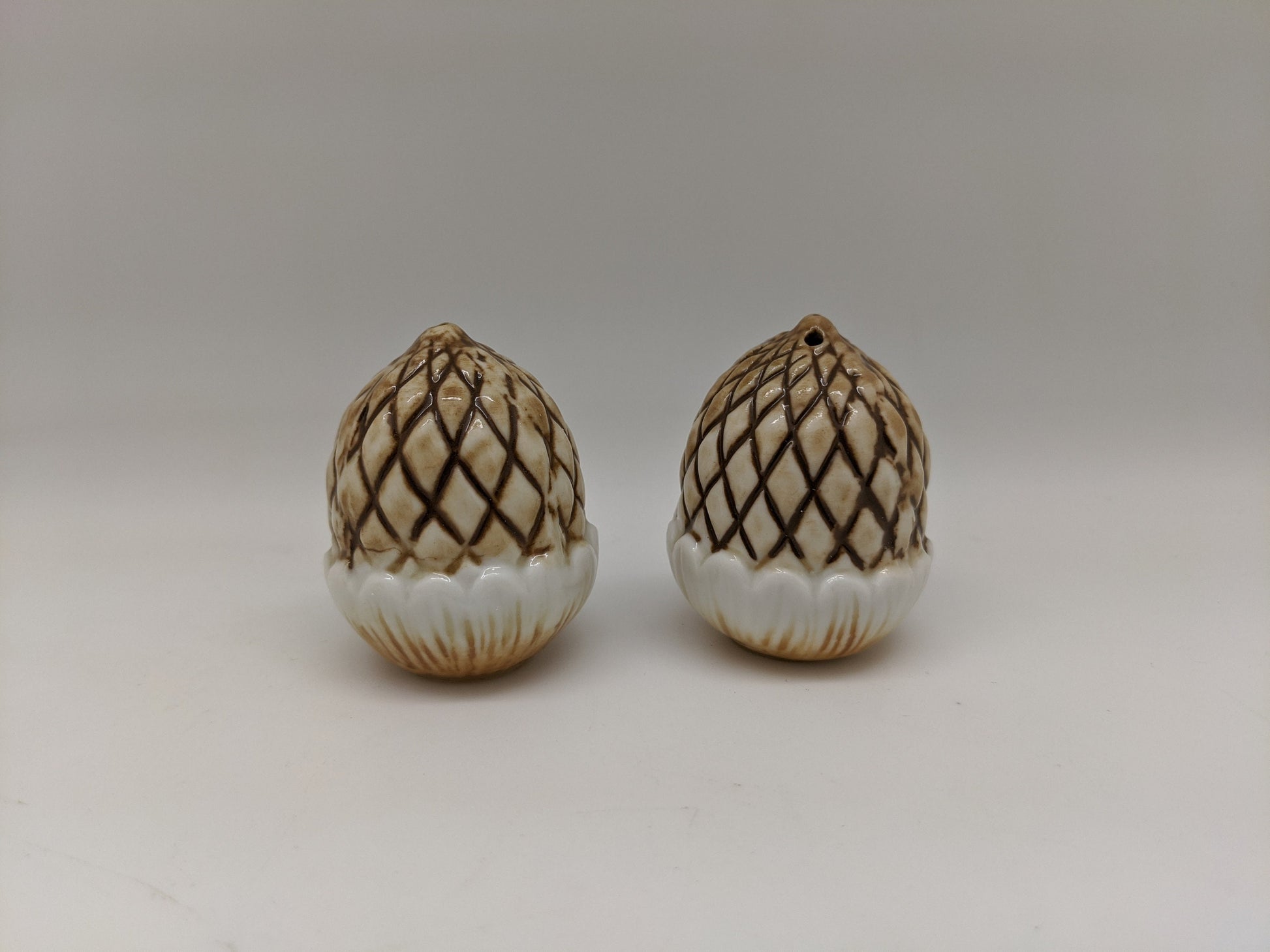 Porcelain Squirrel Salt and Pepper Shakers