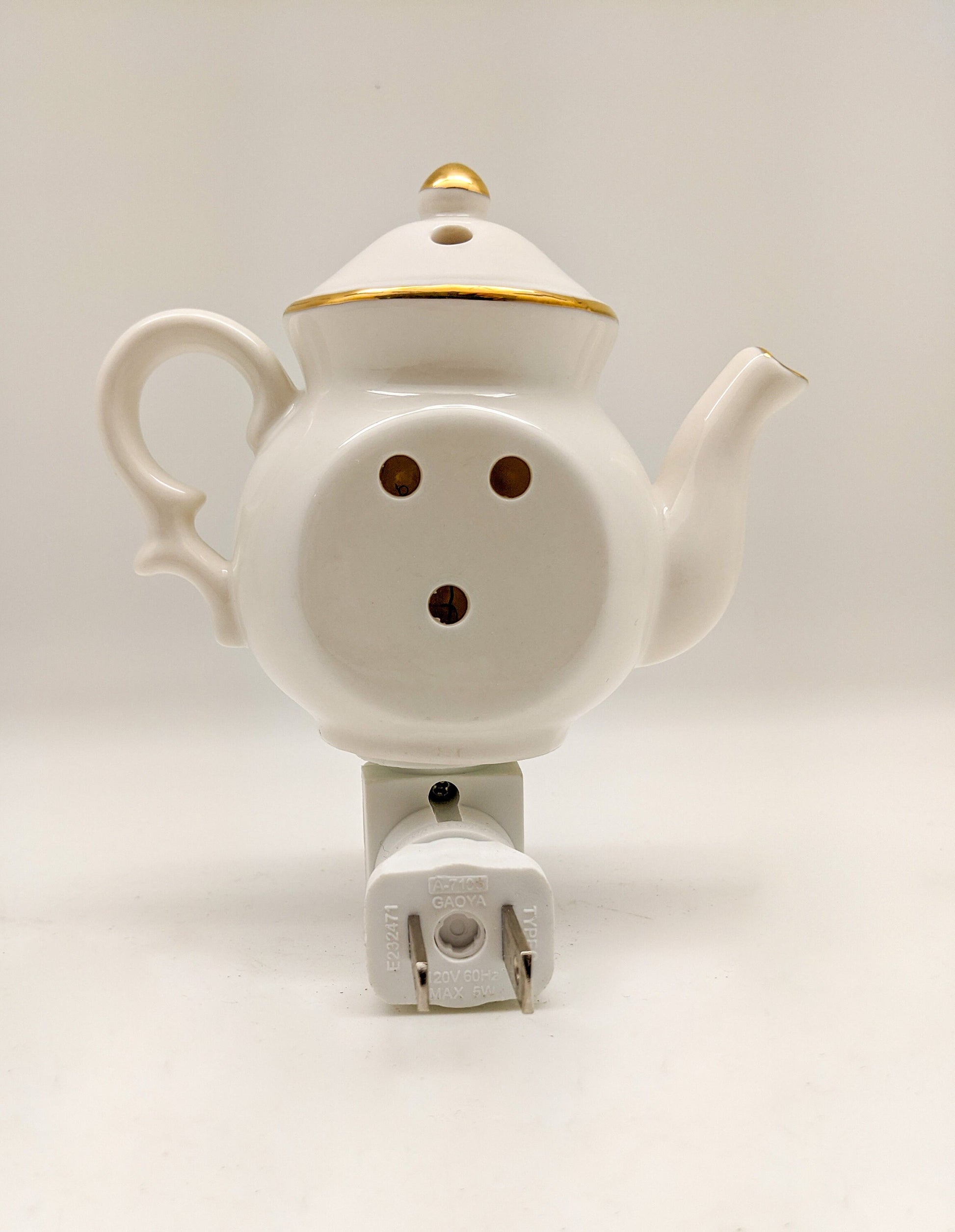 Snowmen Porcelain Nightlight