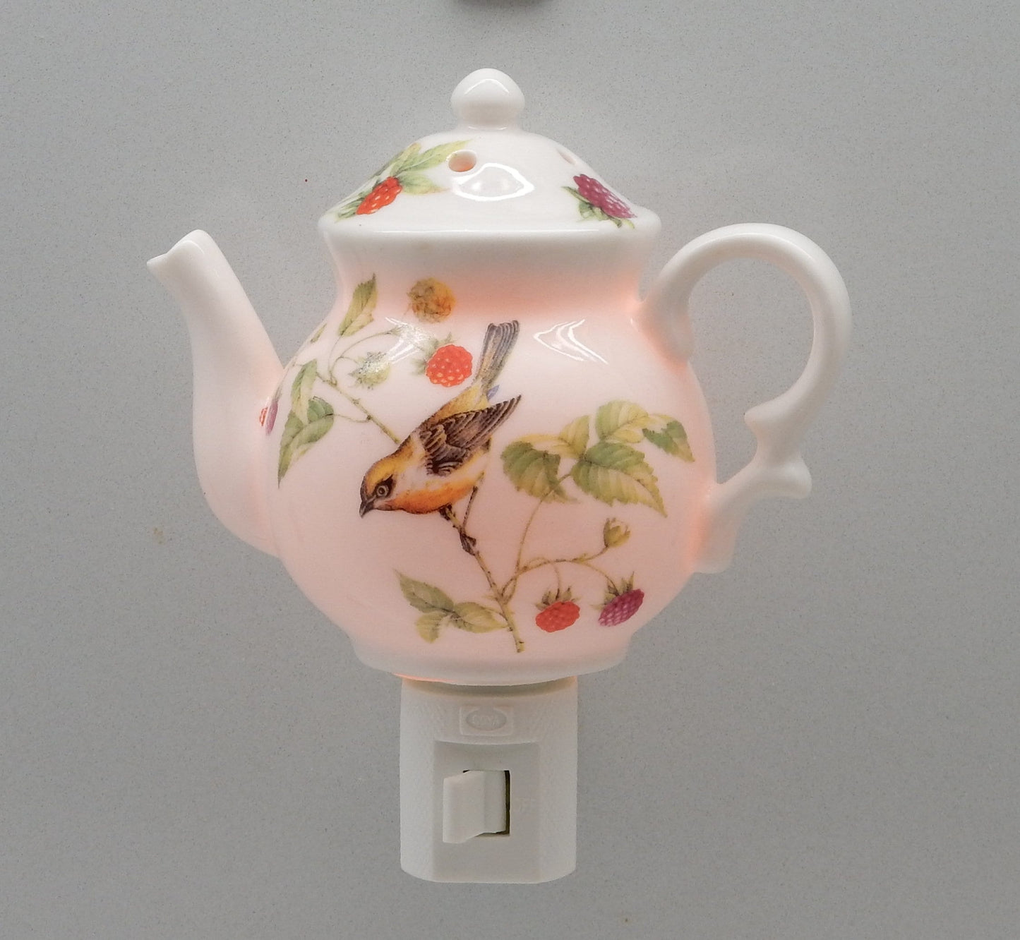 Cute Bird Teapot Night Light and Oil Burner