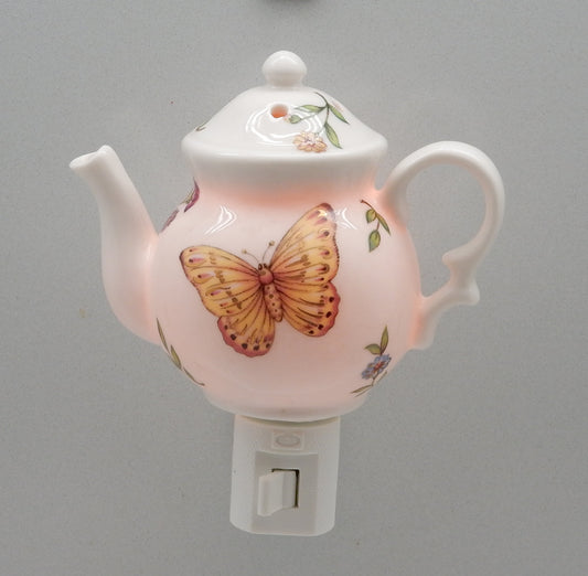 Butterfly Teapot Nightlight and Oil Burner