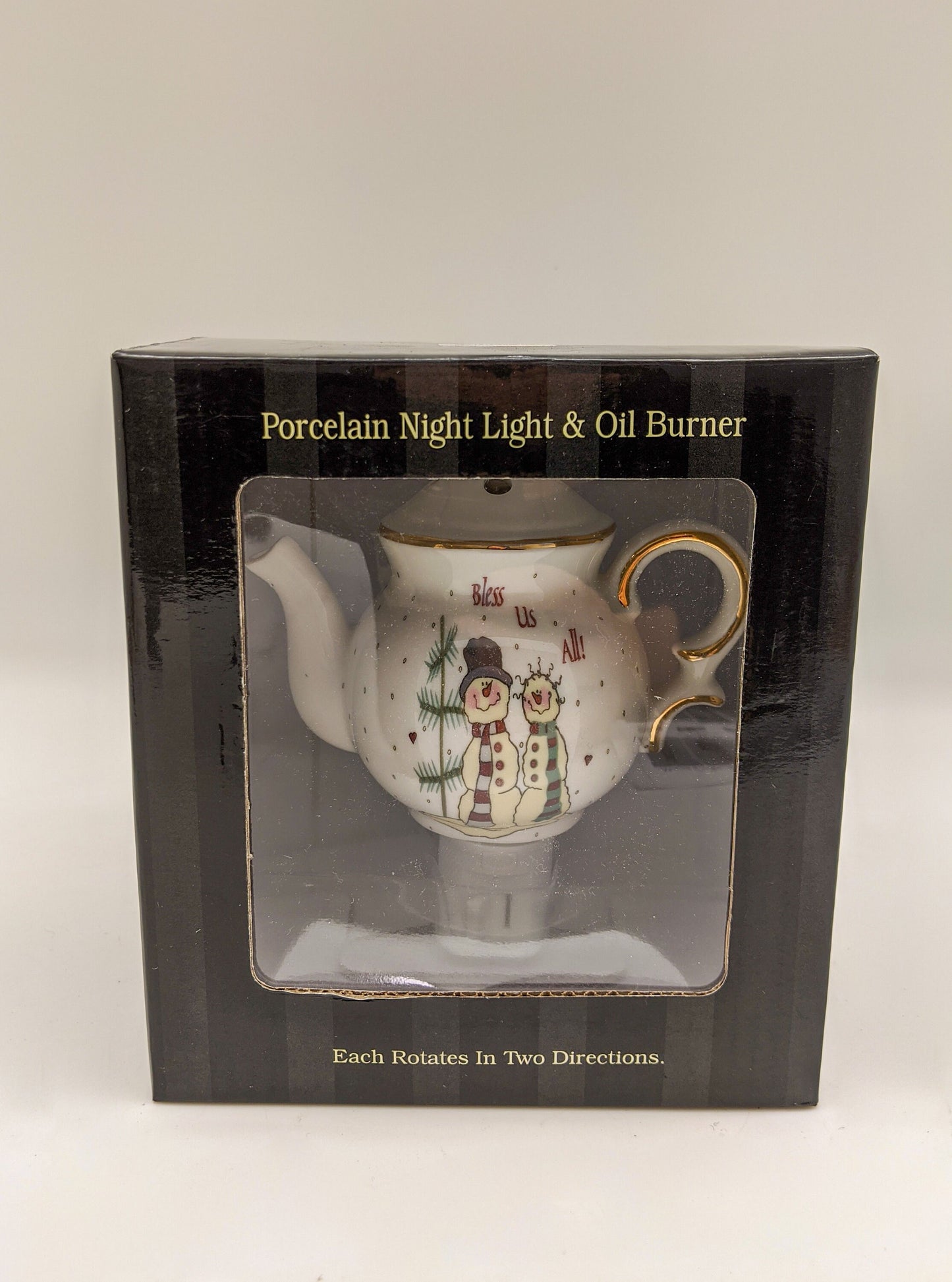 Snowmen Porcelain Nightlight