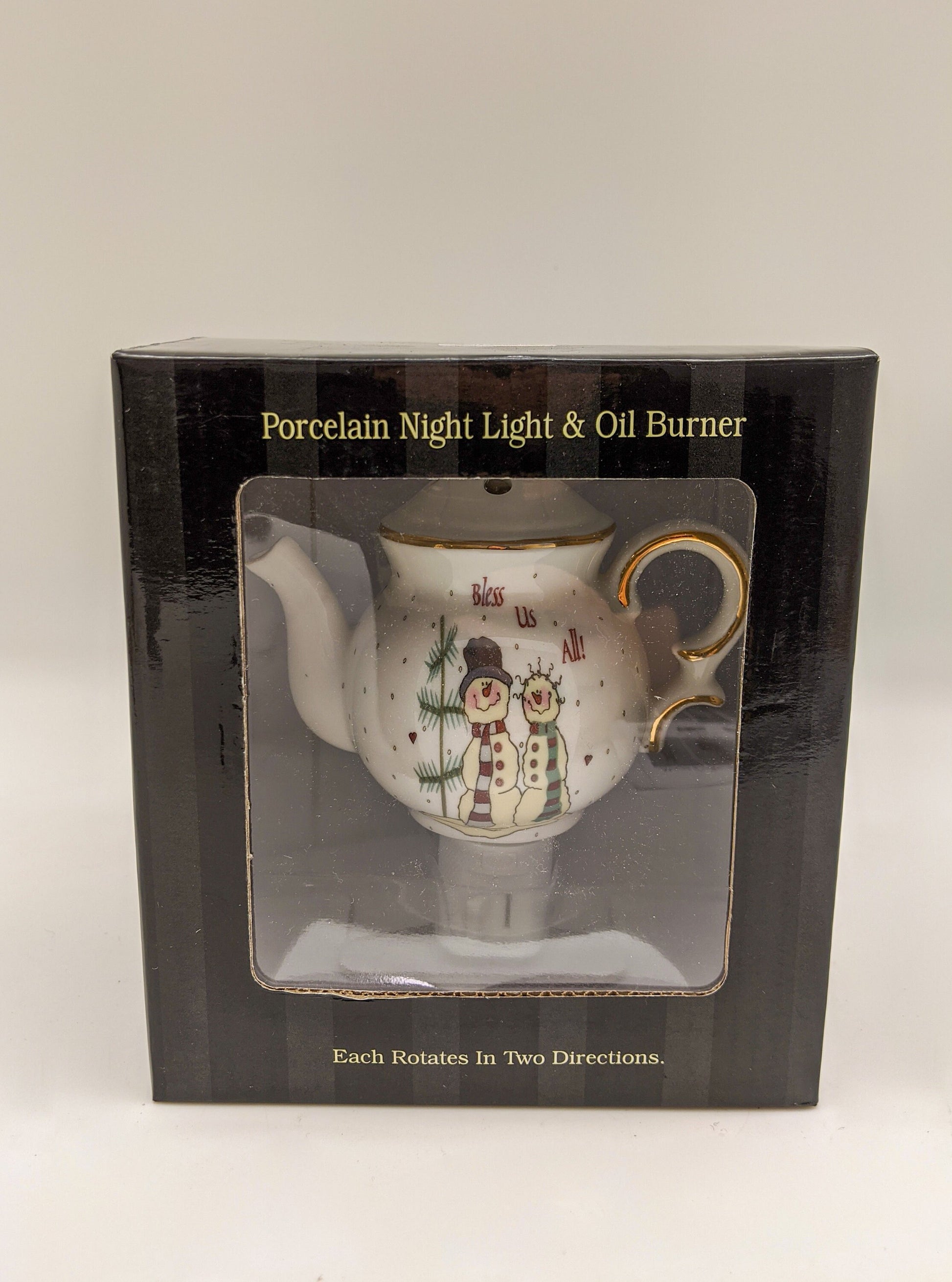 Snowmen Porcelain Nightlight