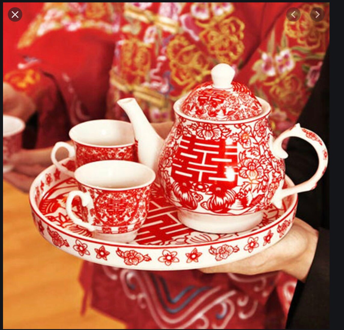 Wedding Double Happiness Tea Set For Tea Ceremony