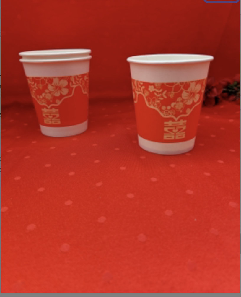 Wedding or Chinese New Year Paper Cup(48 pcs)