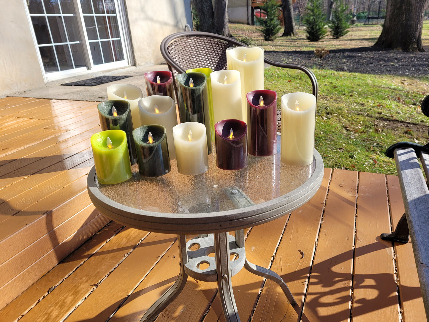 Flameless Candles Flickering LED Candles Real Wax /Pillar Battery Operated Candles