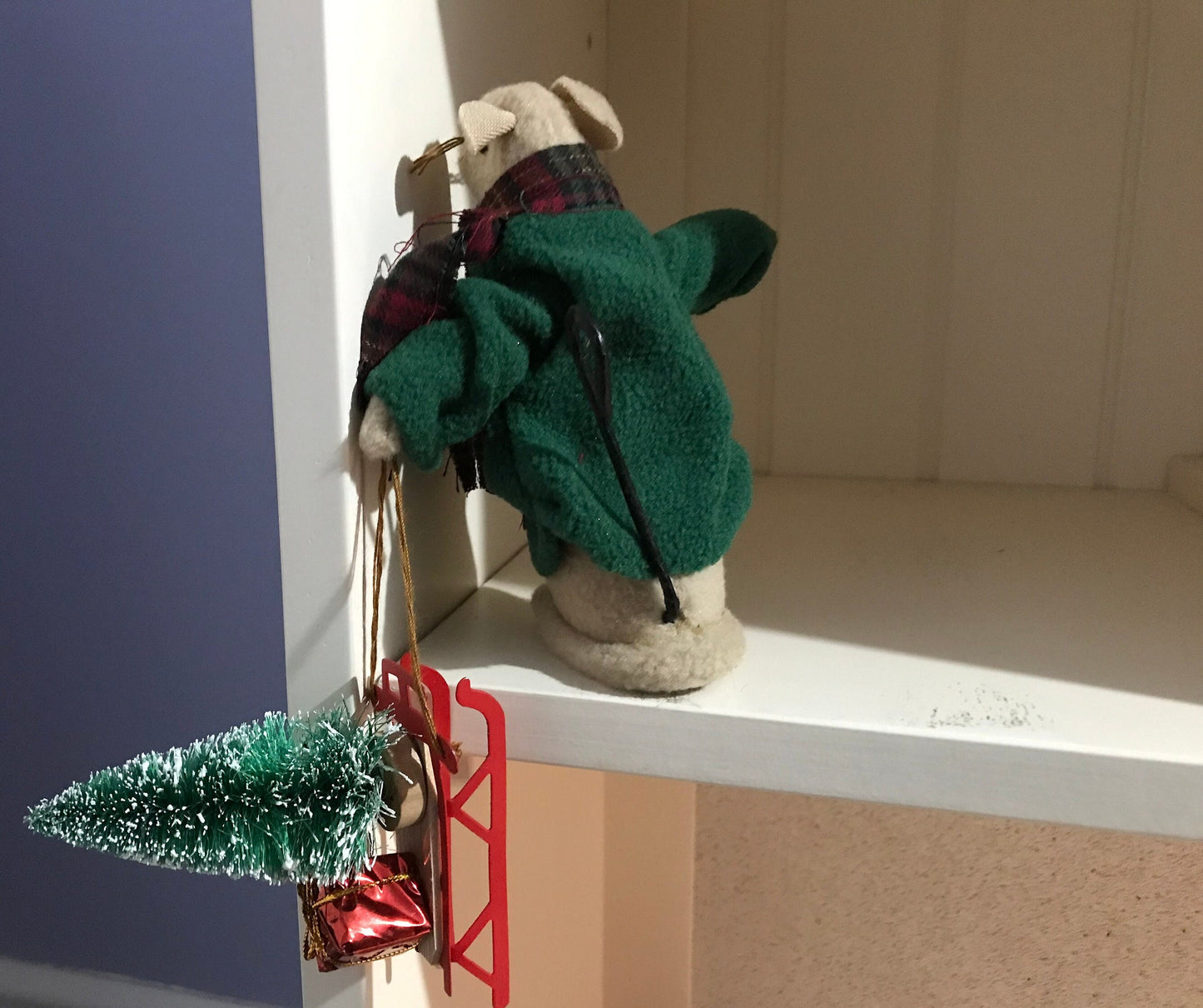 Holiday Mouse with Sled