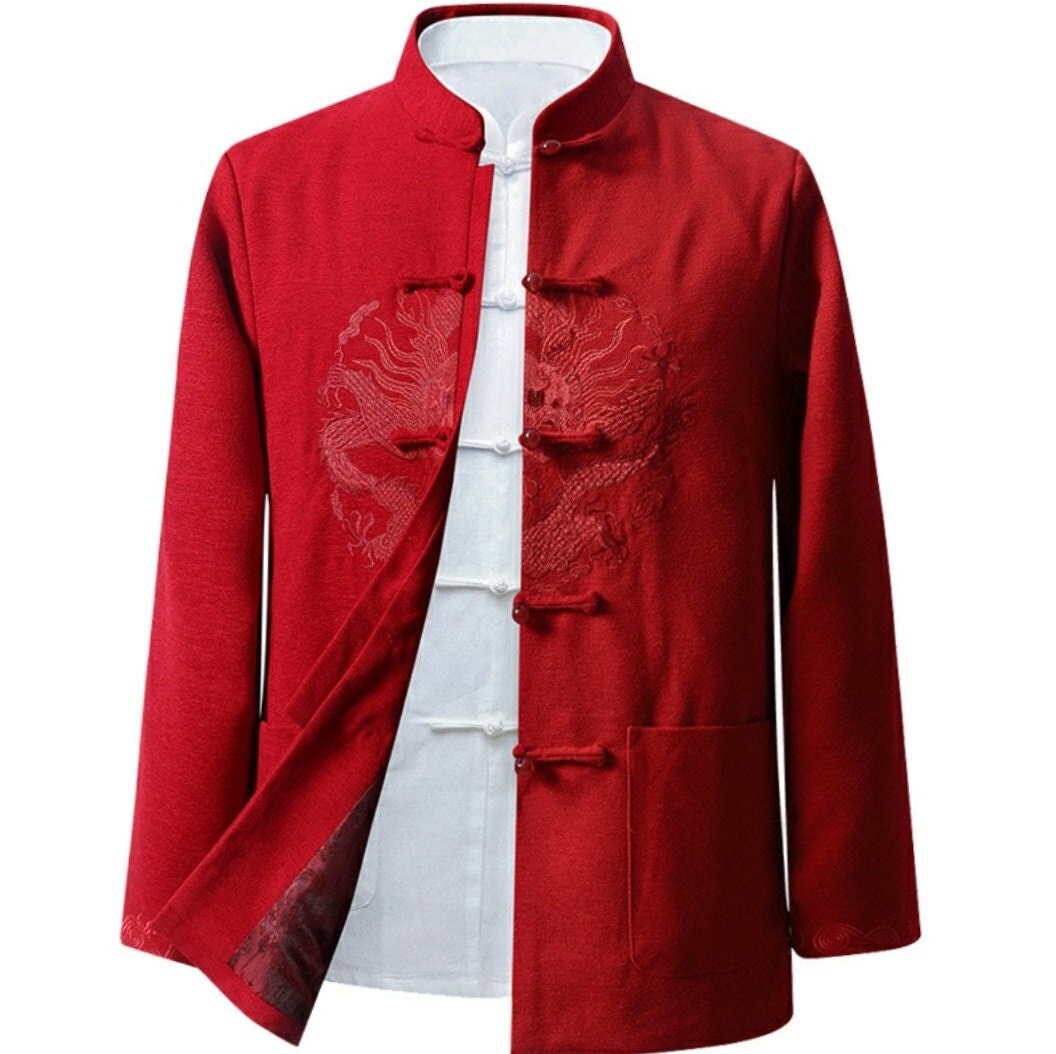 Oriental Wedding Groom Outfit/Male Chinese Wedding Jacket