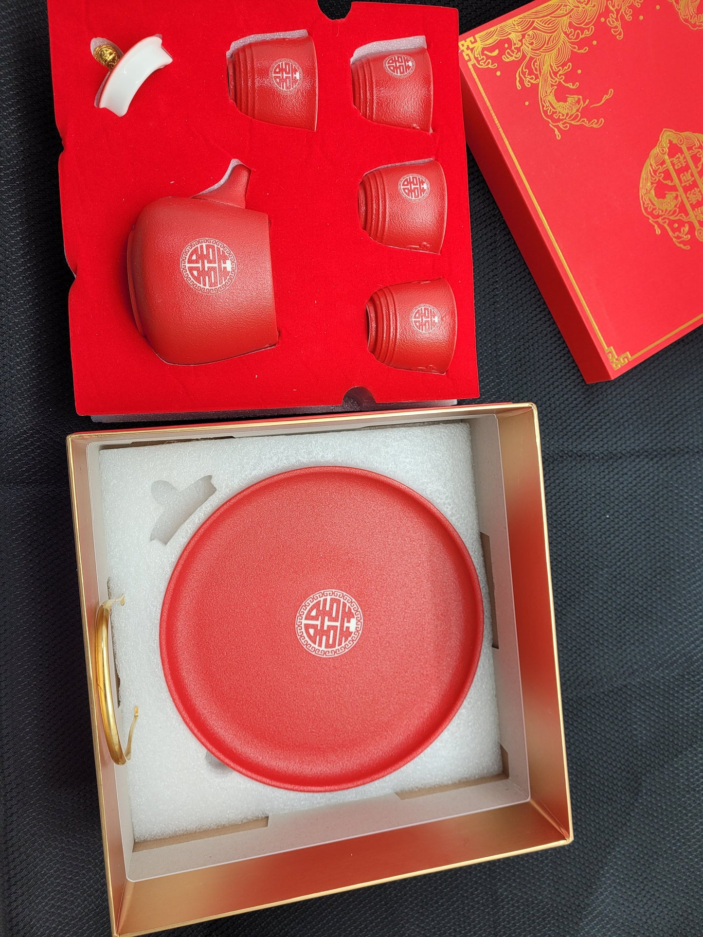 Double Happiness wedding Tea Sets