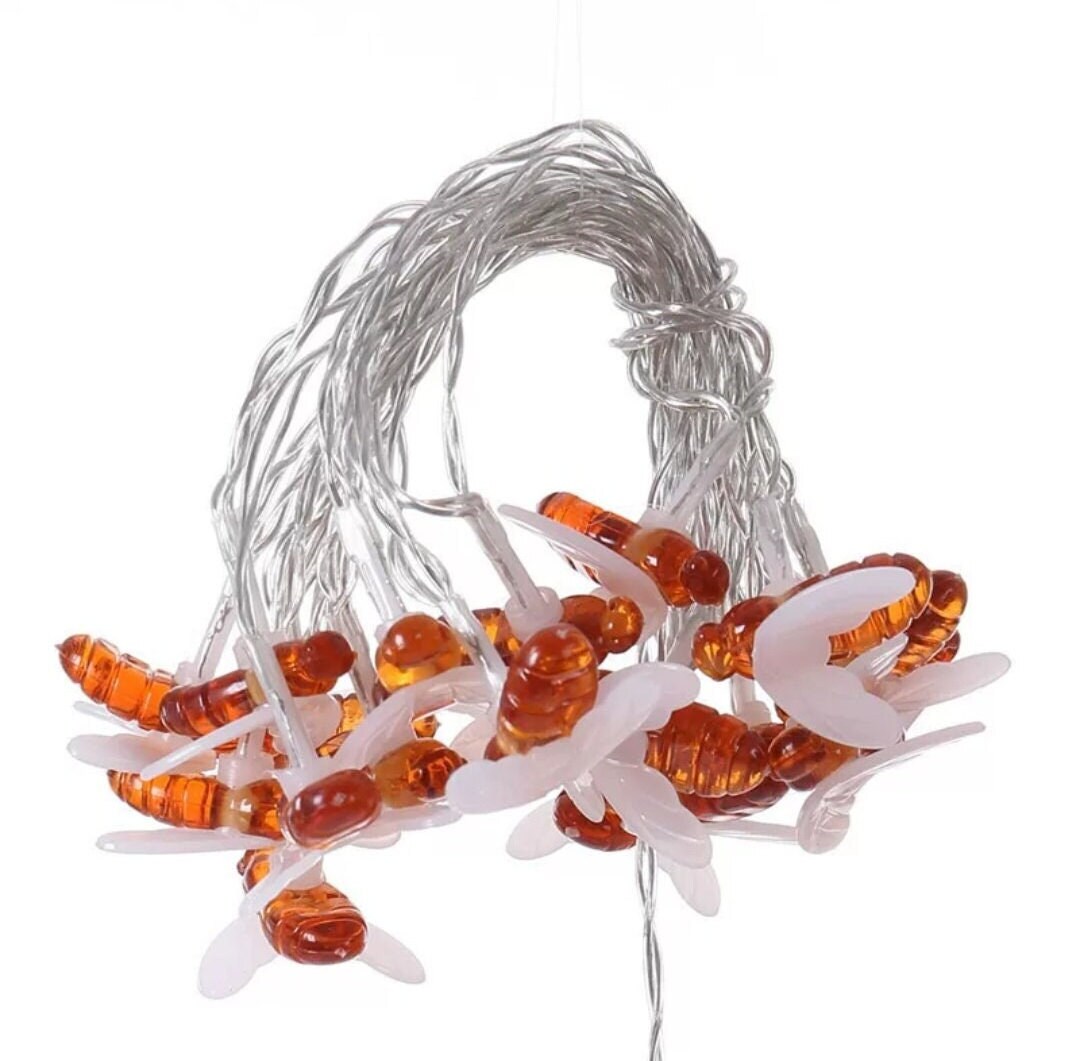 Honey Bee Fairy Light/10/20 Bees Batteries Operated