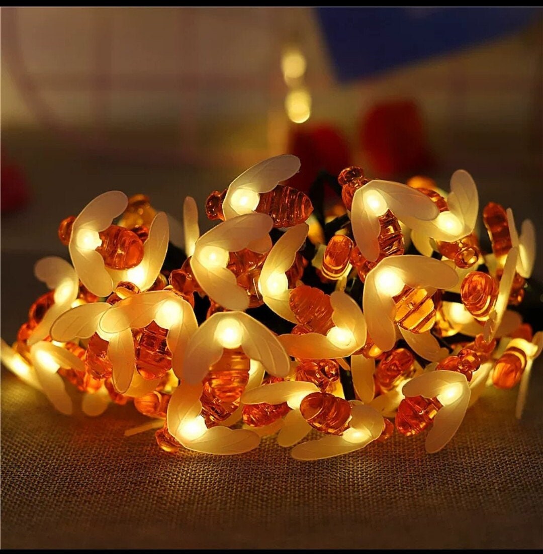 Honey Bee Fairy Light/10/20 Bees Batteries Operated