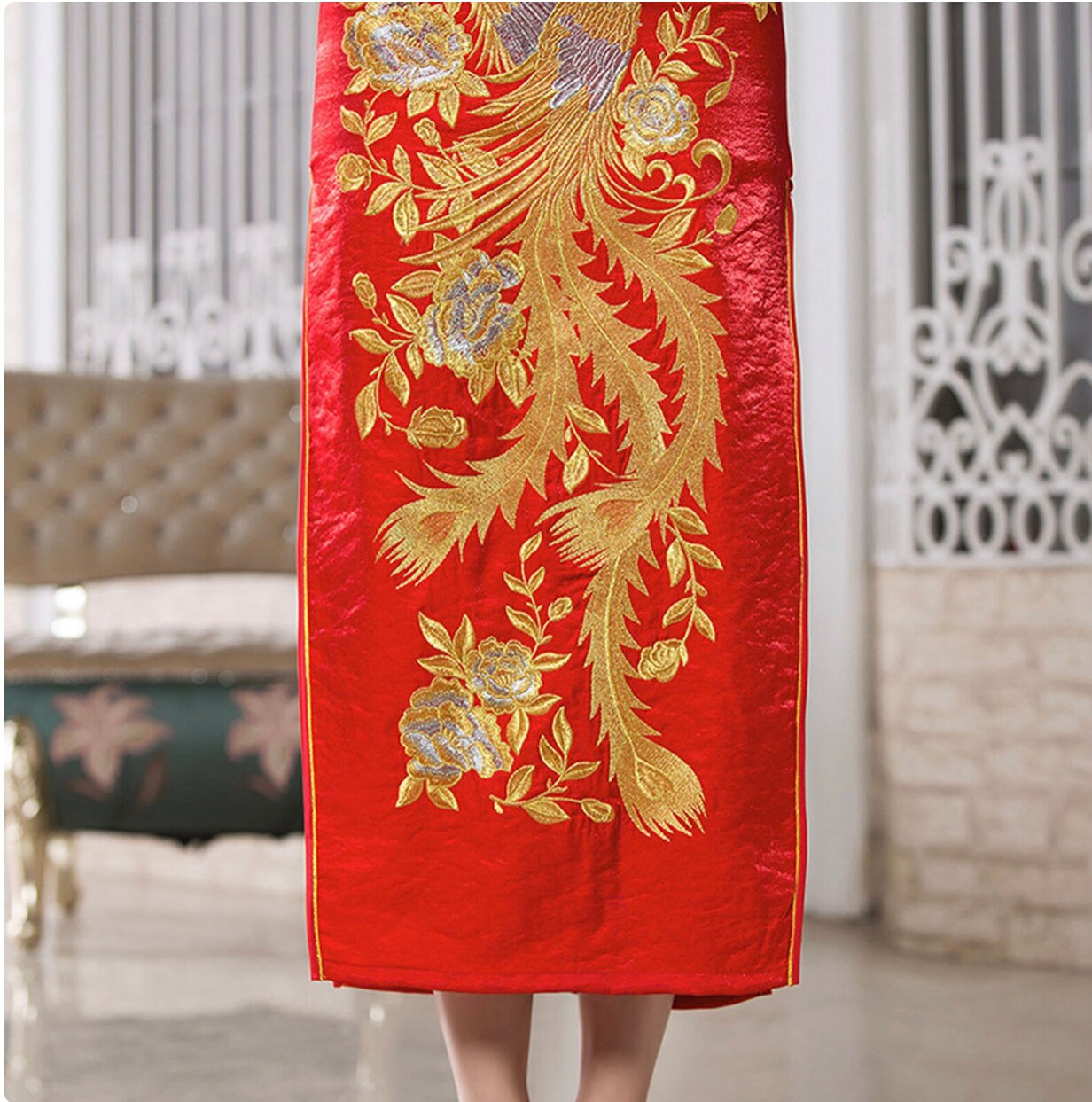 Traditional Wedding Bridal Phoenix QiPao/Bridal Dress/Tea Ceremony