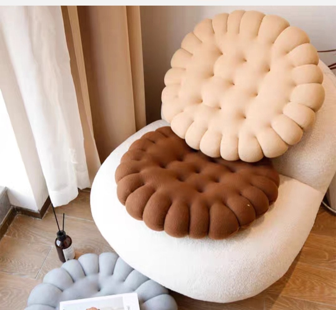 Lovely Biscuit Soft Plush Pillow/Plush Seat Cushion