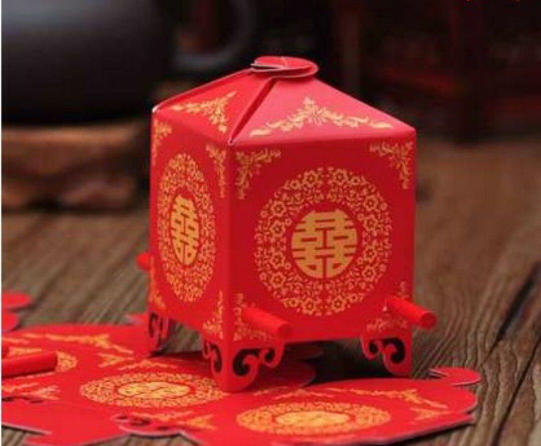 50 Pcs Traditional Wedding Bridal Sedan Chair With Sticks Candy Favor Boxes/Bridal Shower Favor Gift Boxes