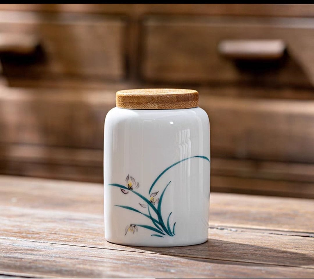 Ceramic Storage Jars/Vintage Chinese storage Jars/Sealed Jar Containers