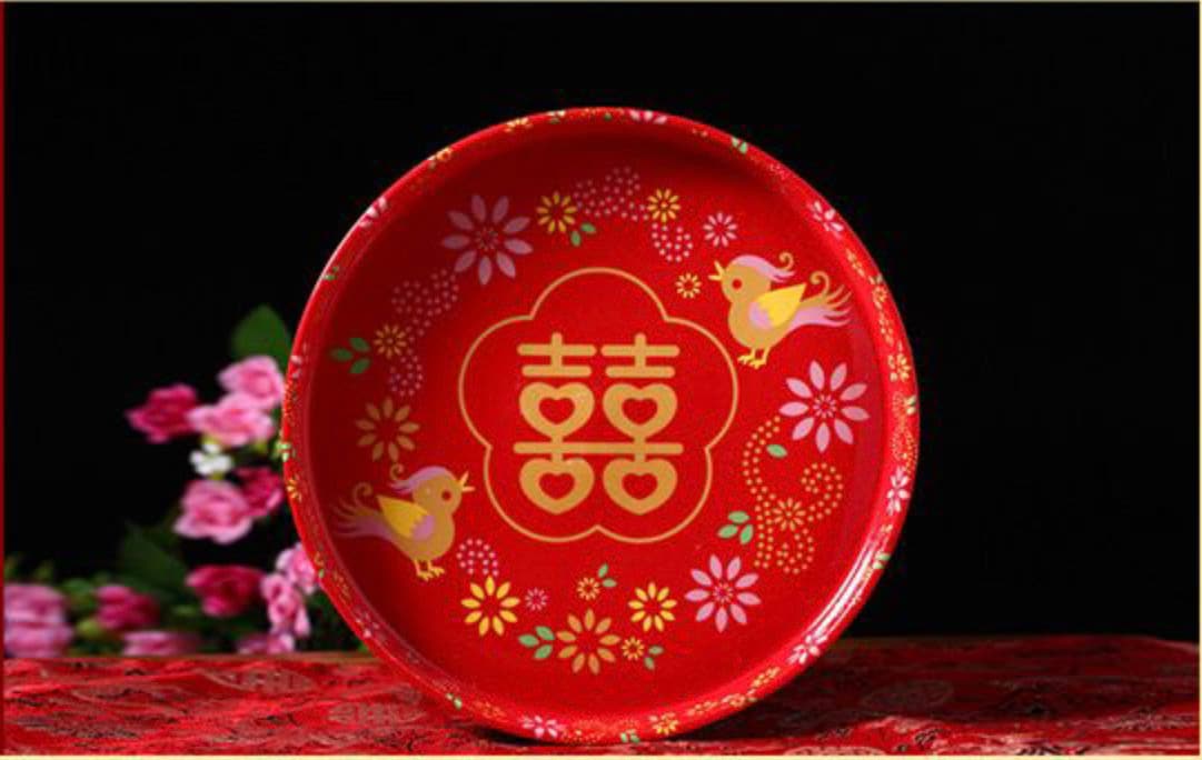 Love Birds Traditional Wedding Double Happiness Tea Set/For Tea Ceremony
