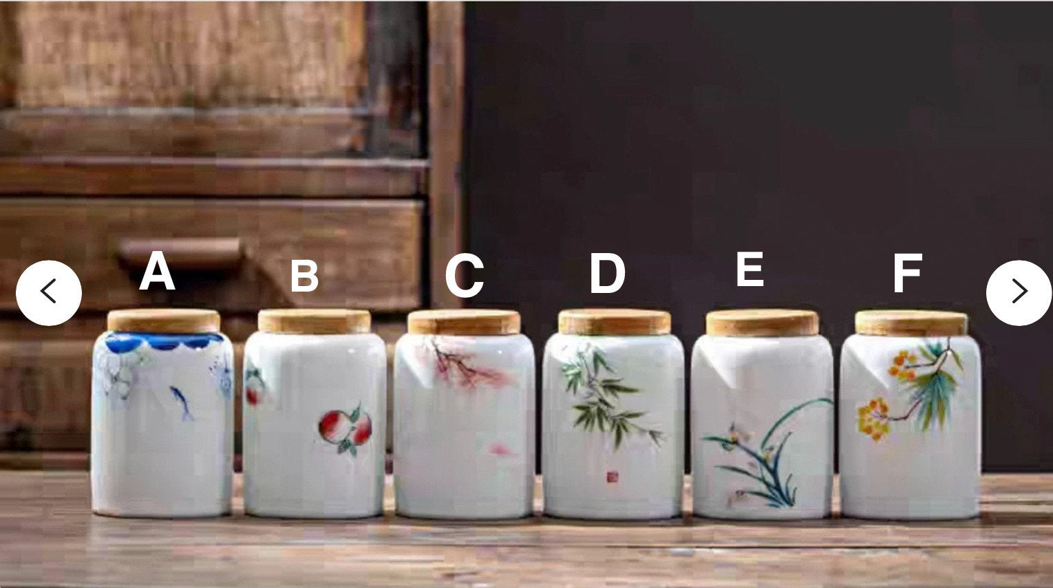 Ceramic Storage Jars/Vintage Chinese storage Jars/Sealed Jar Containers