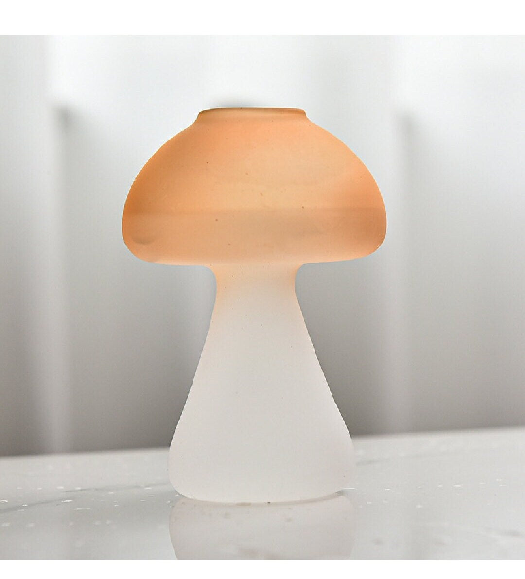 Mushroom Glass Shaped Vase/Mushroom Flower Planter/Glass Vase
