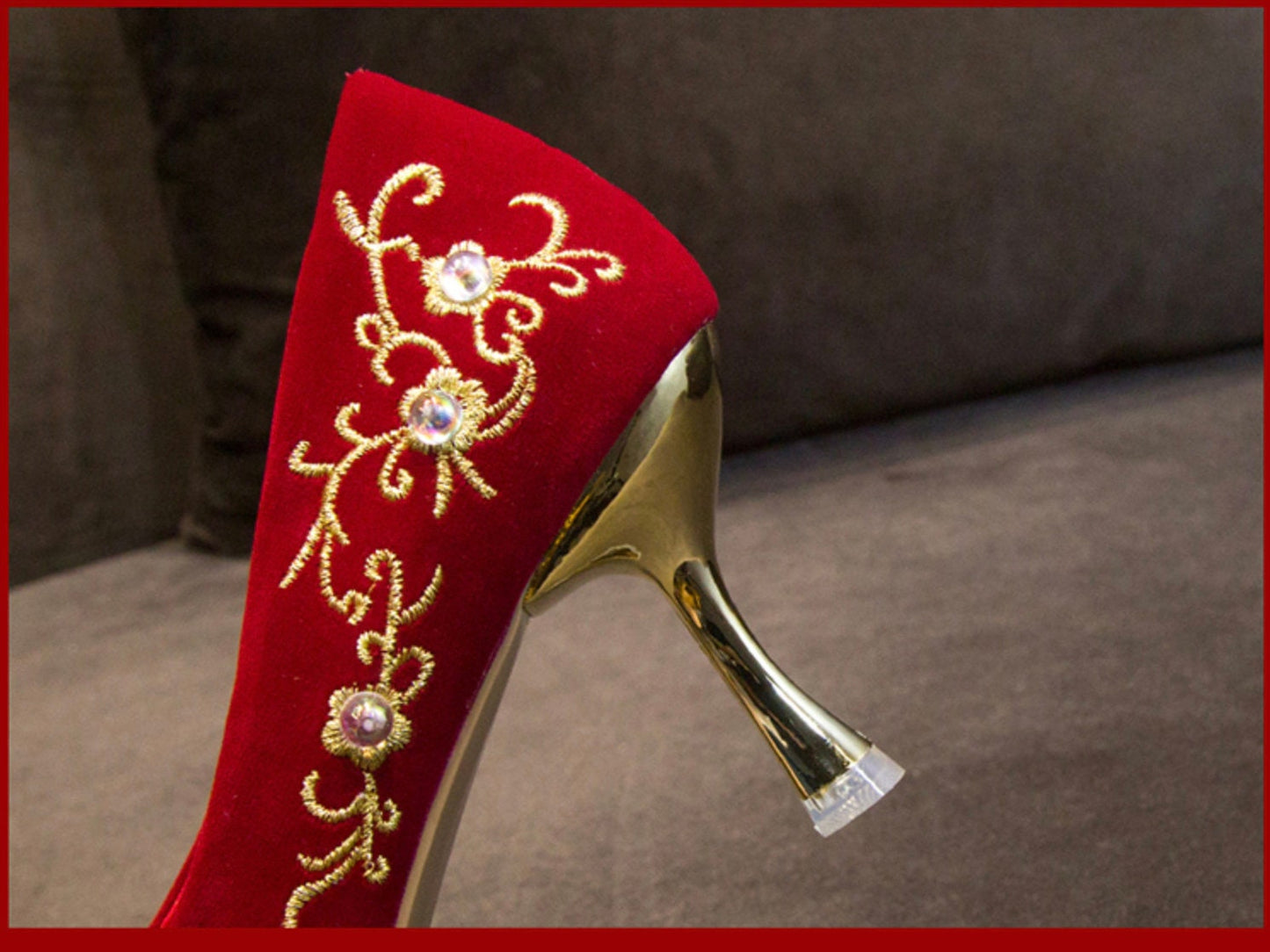 Traditional Wedding Velvet Bridal Shoes/3 Patterns/DragonAnd Phoenix/Tea Ceremony
